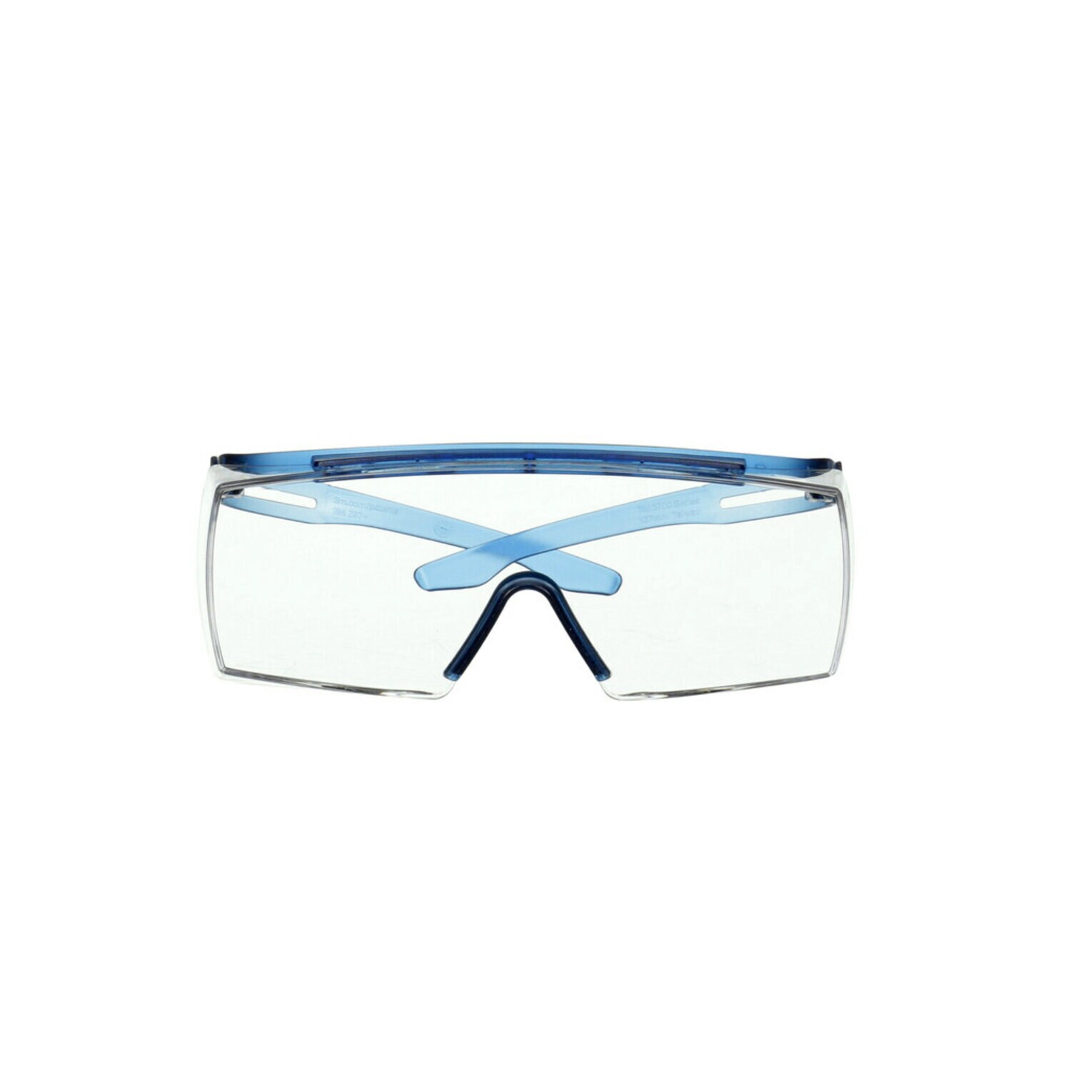 7100203179 - 3M SecureFit 3700 Series, SF3701SGAF-BLU, Blue Temple, Scotchgard Anti-Fog Coating, Clear OTG AF-AS lens, 10 per case