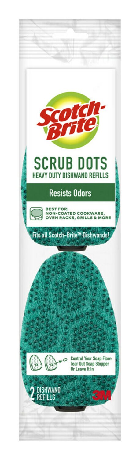 7100262466 - Scotch-Brite Stay Fresh Heavy Duty Dishwand Refills 488A-2-7, 7/2