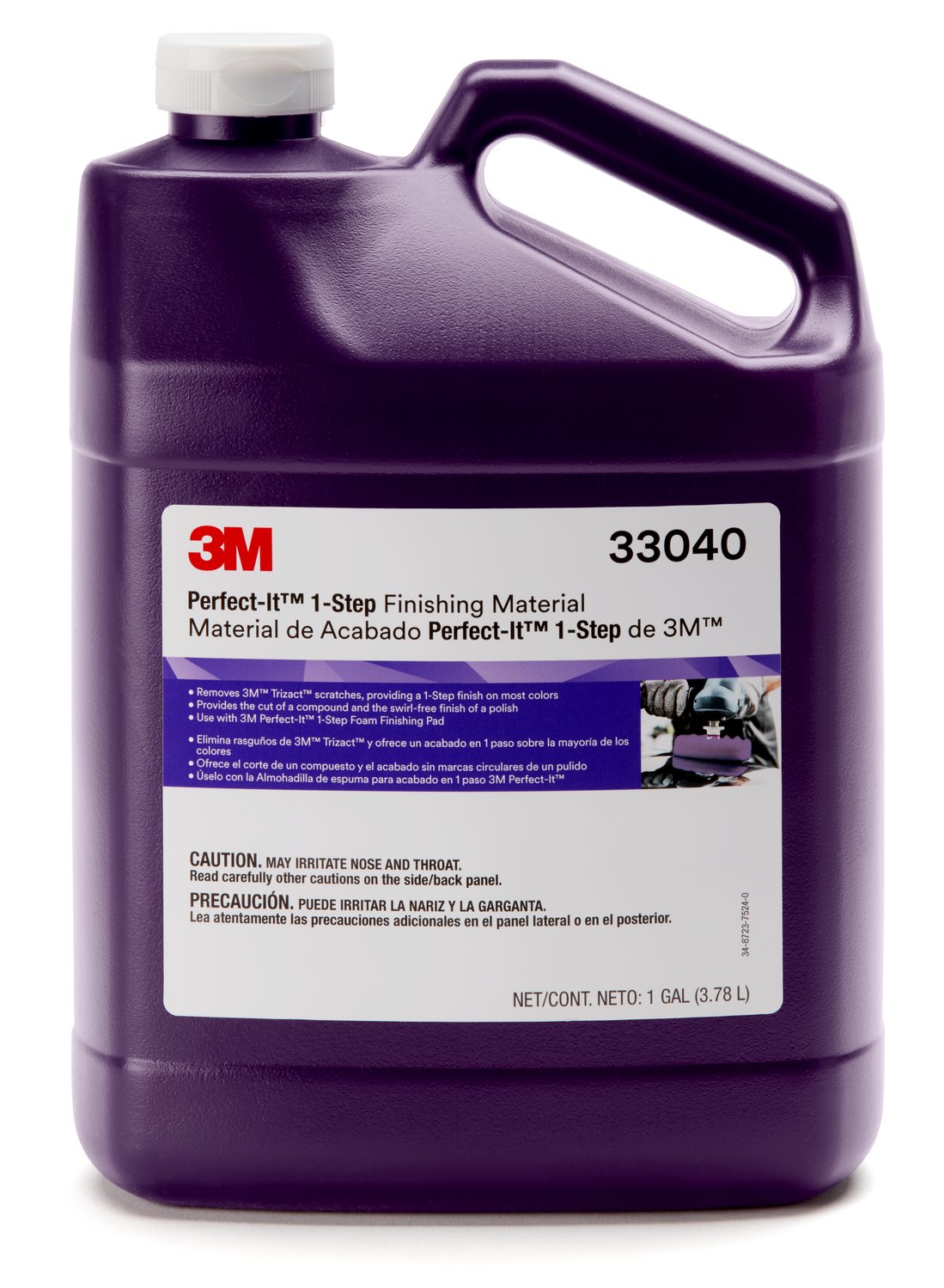 7100210658 - 3M Perfect-It 1-Step Finishing Material, 33040, 1 gal (8.82 lb), 4 per case