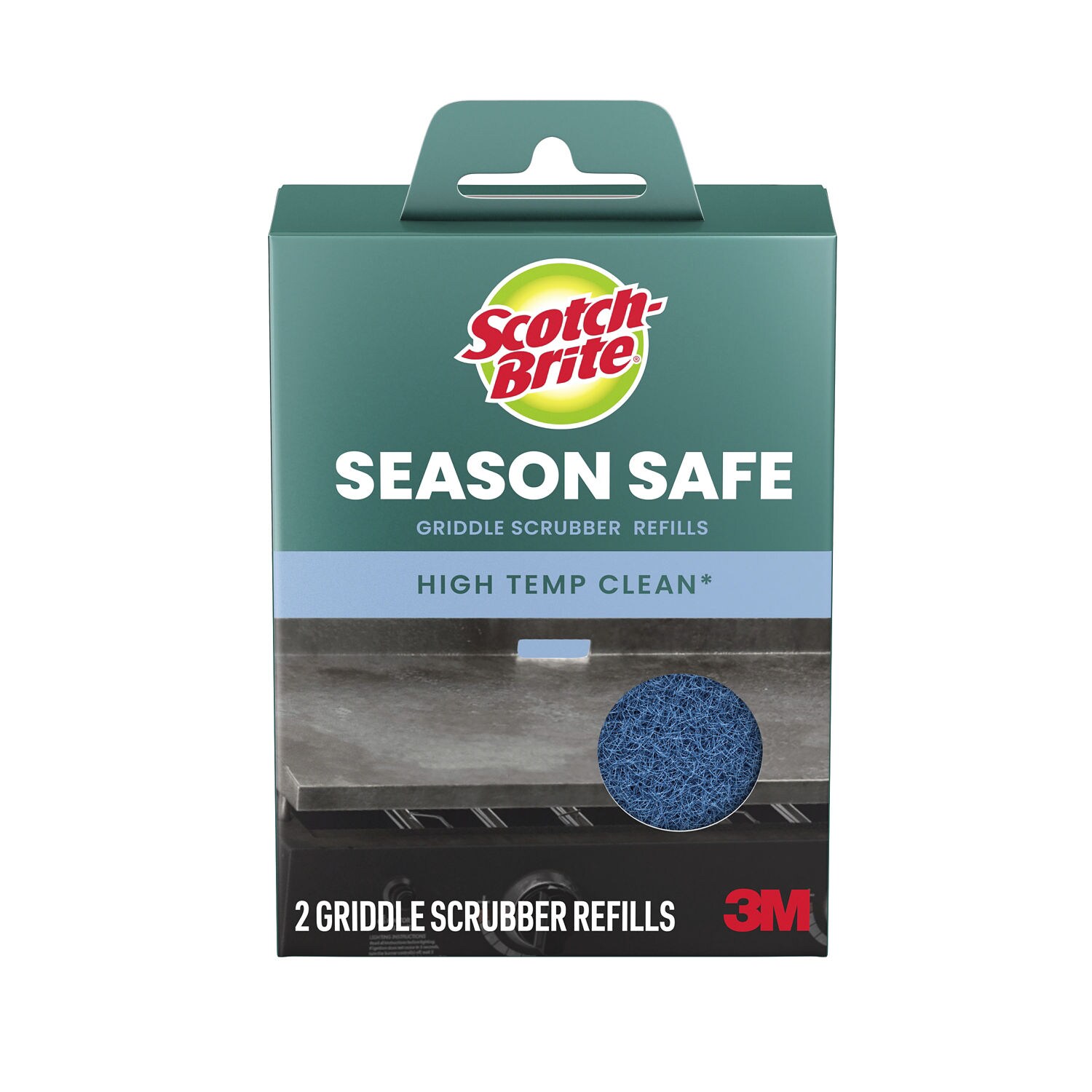 7100405904 - Scotch-Brite Season Safe Griddle Scrubber Refills GGSS-2, 2 each/pack, 6 packs/case