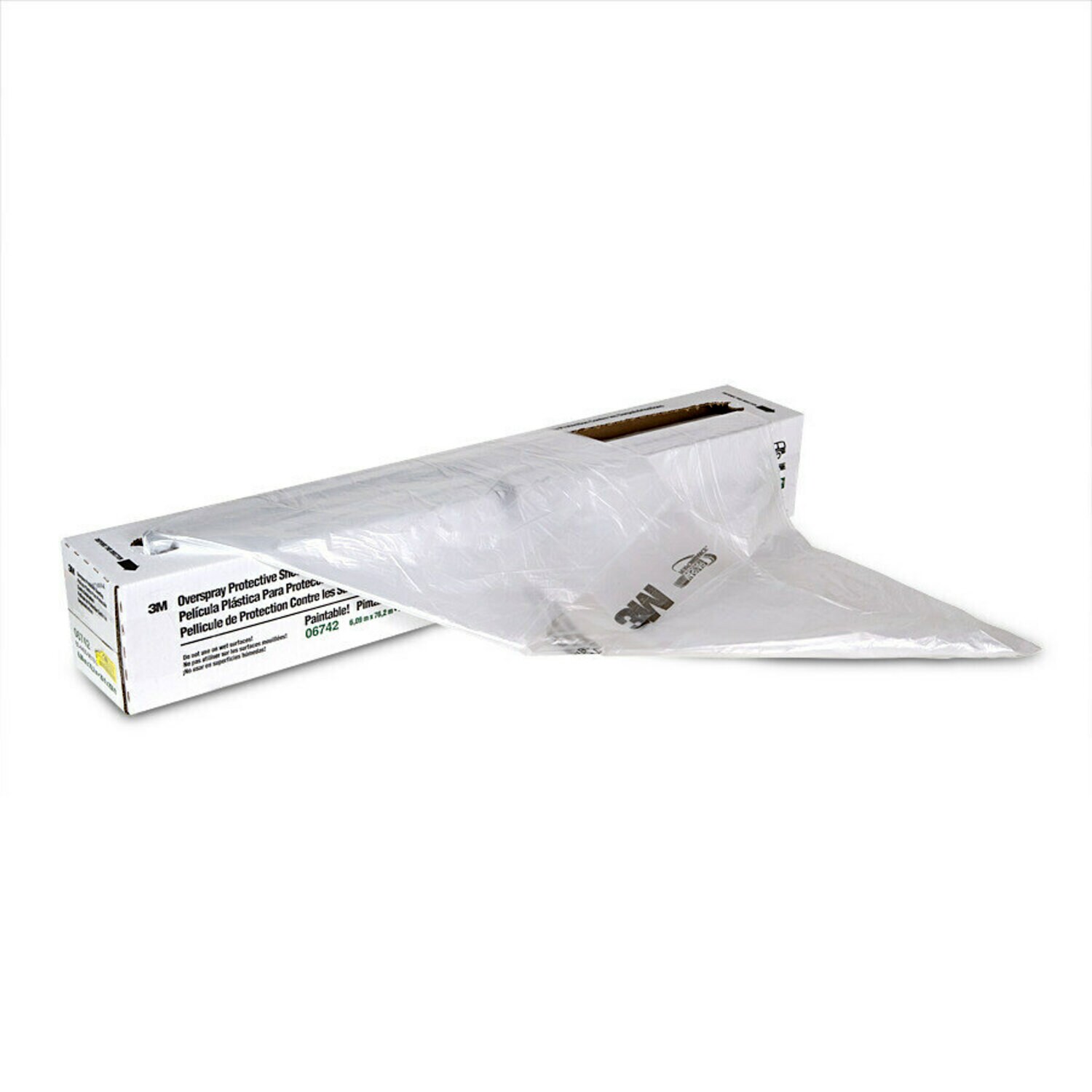 7000120043 - 3M Overspray Protective Sheeting, 06742, 20 ft x 250 ft, 1 per case