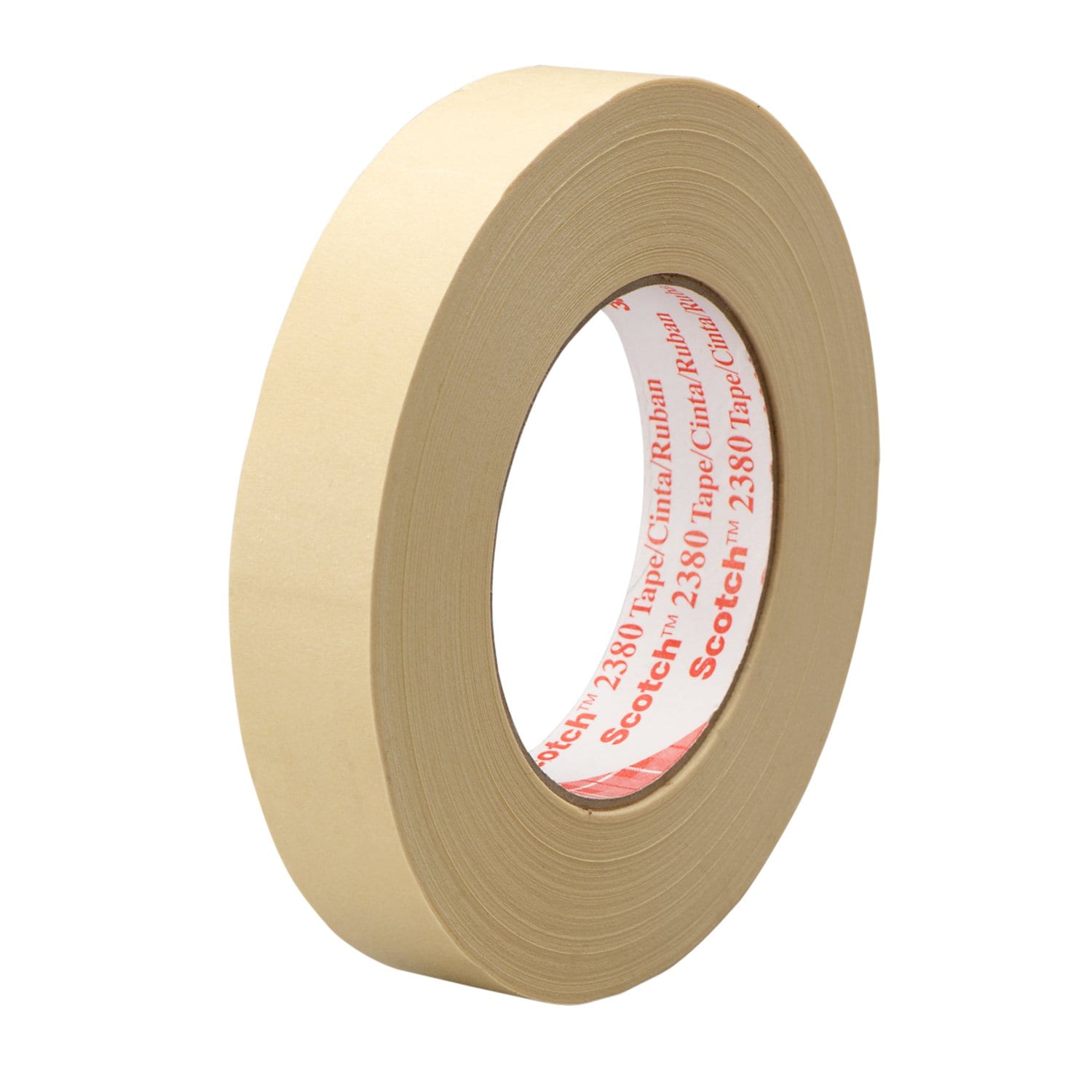 7100151697 - Scotch Performance Masking Tape 2380, Tan, Roll, Config