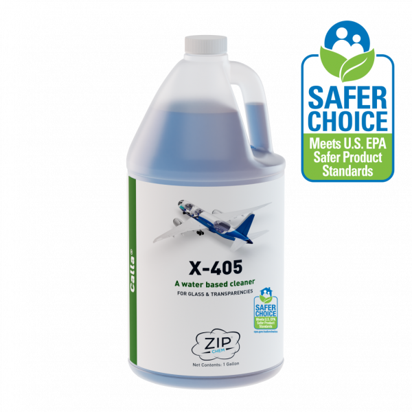  - X-405 US EPA Safer Choice Glass and Transparency Cleaner - Gallon
