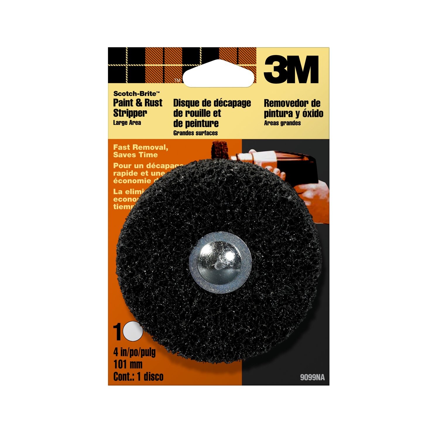 7010375230 - 3M Scotch-Brite Paint and Rust Stripper Large Area 9099NA
