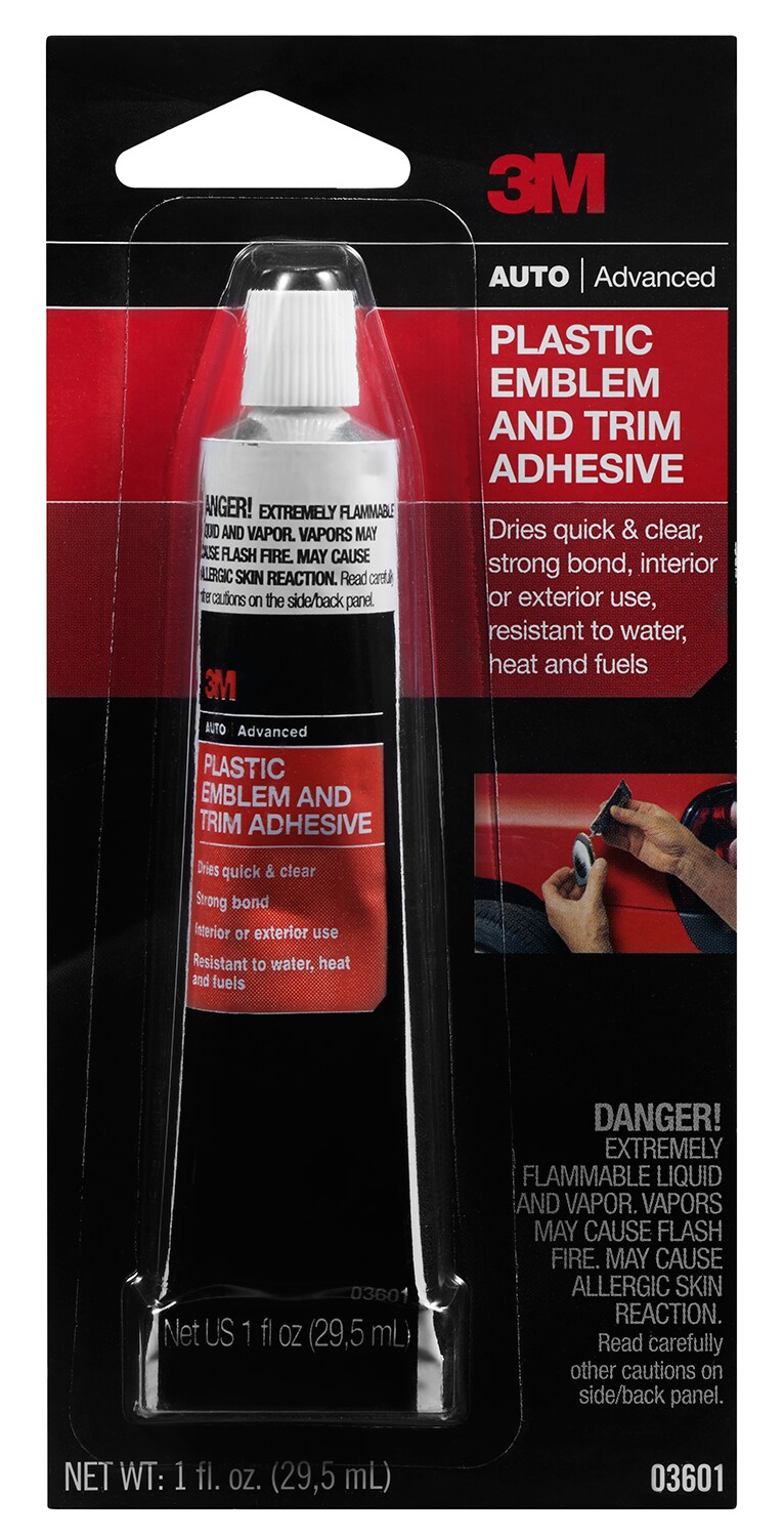 7100158731 - 3M Plastic Emblem and Trim Adhesive, 03601SRP, 1 oz, 6 per case