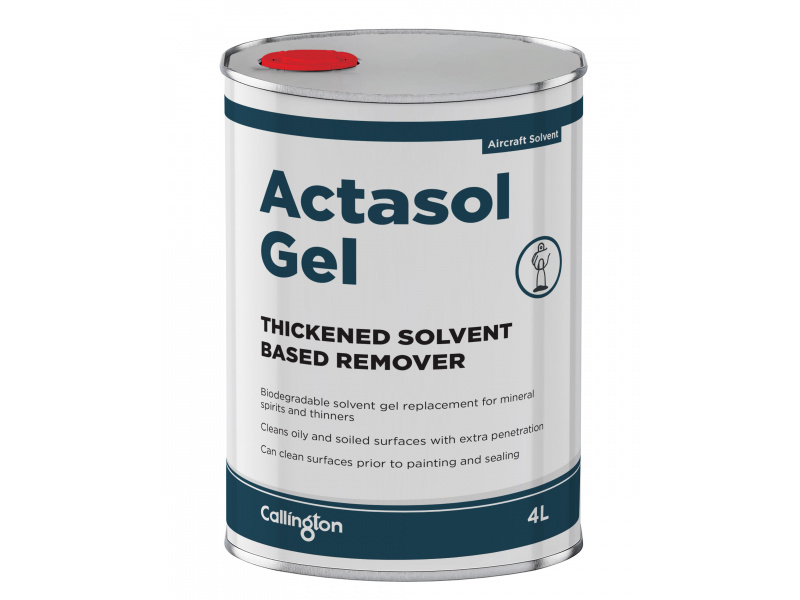5252/51 - CALLINGTON ACTASOL GEL - AIRCRAFT CLEANER SOLVENT REPLACEMENT - 20LT EA