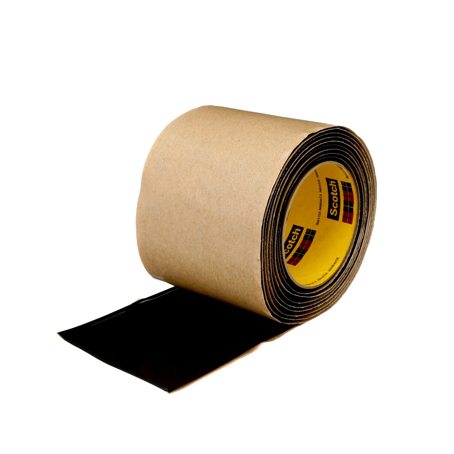 7000026559 - Scotch Vinyl Mastic Roll 2210, 4 in x 10 ft, Black, 1 roll/carton, 10 rolls/Case