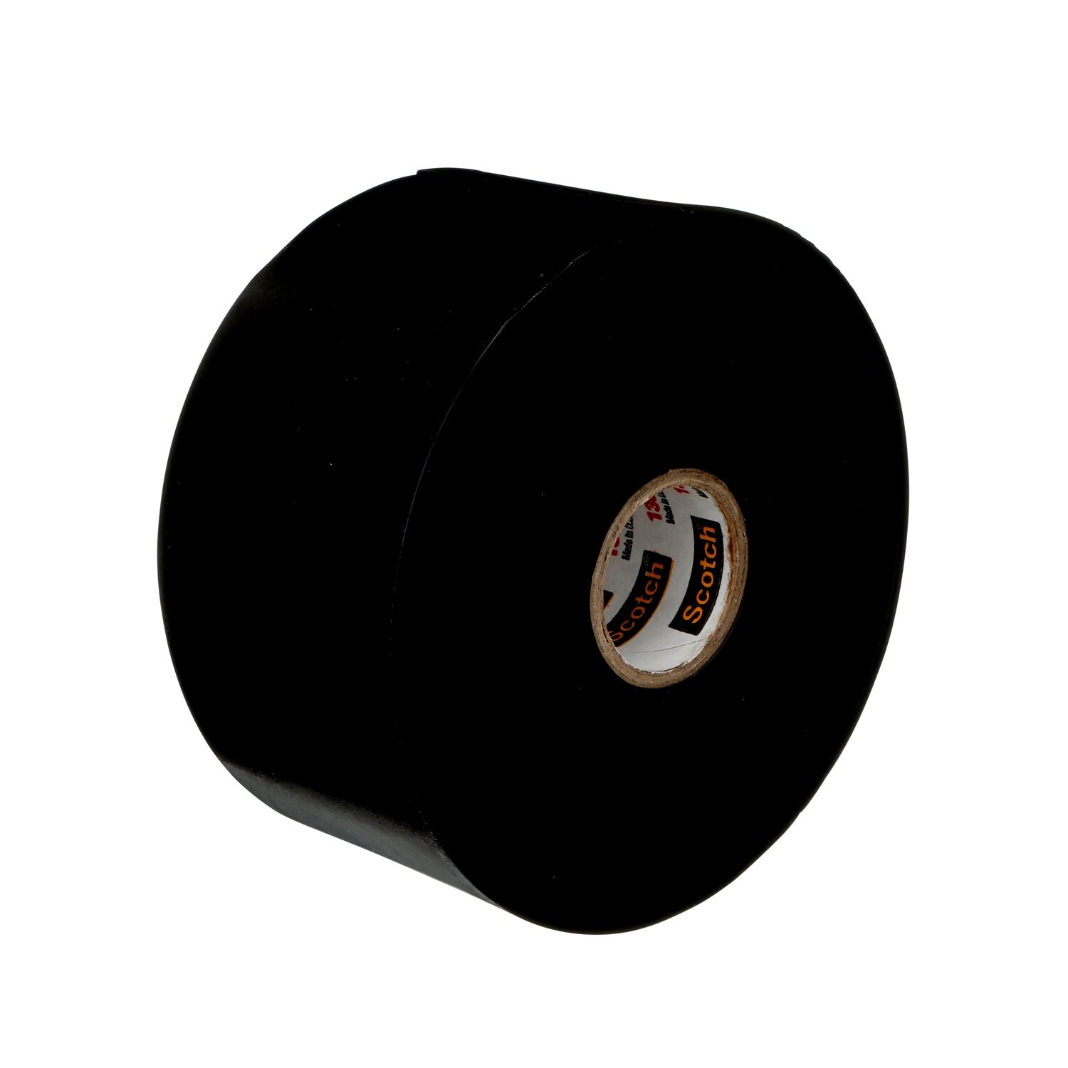 7100164334 - Scotch Linerless Rubber Splicing Tape 130C, 4 in x 10 ft, Black, 12 rolls/Case