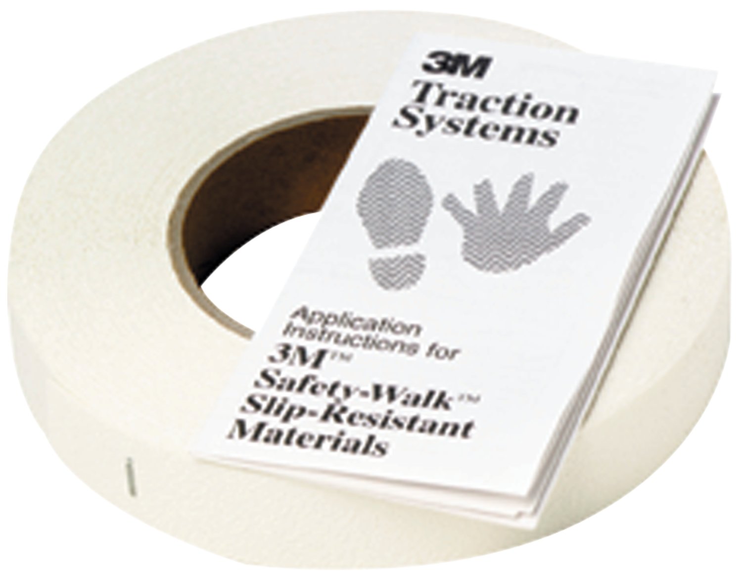 7000029632 - 3M Safety-Walk Slip-Resistant Fine Resilient Tapes & Treads 280,
White, 1 in x 60 ft, 4 Rolls/Case