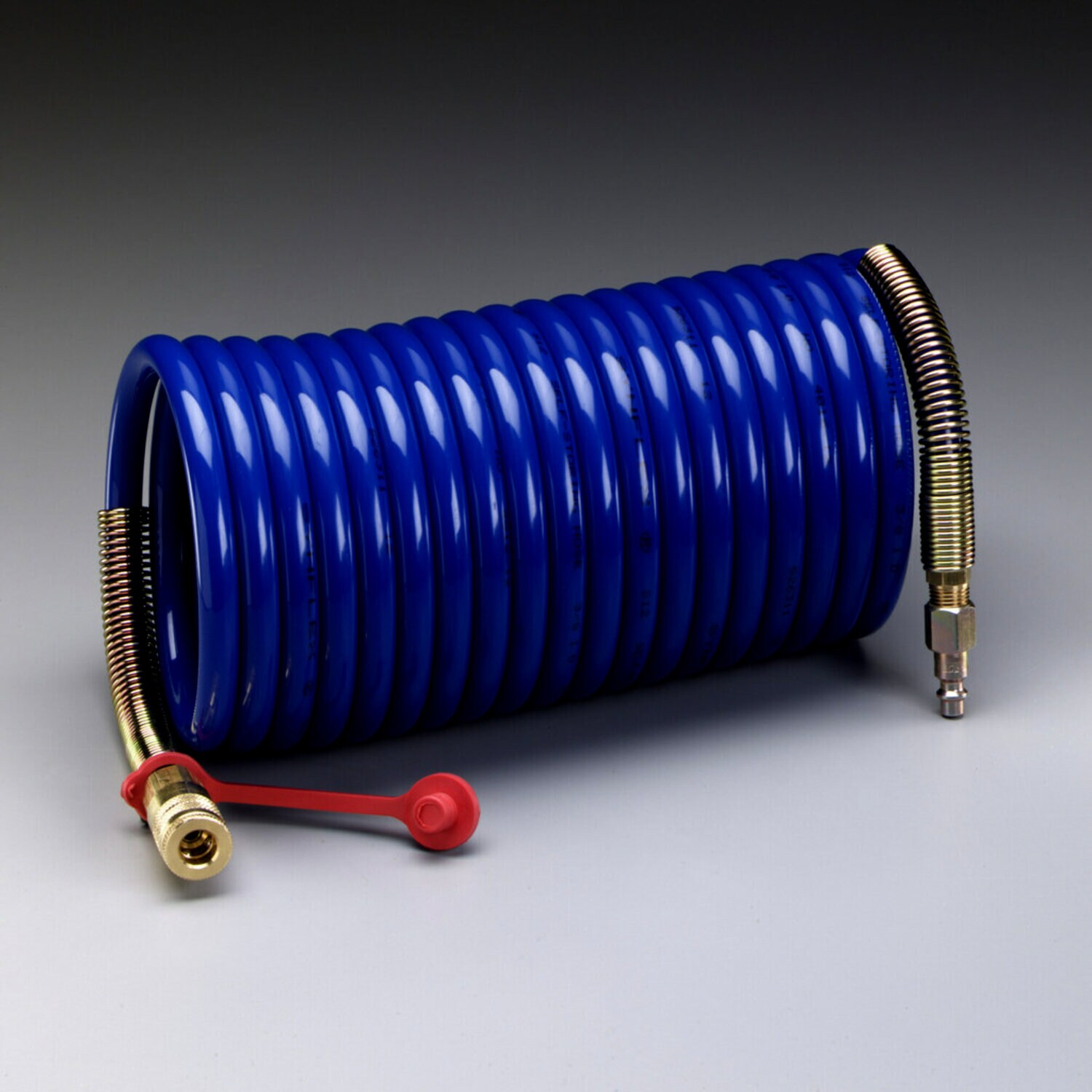 7000005414 - 3M Supplied Air Hose W-2929-50, 50 ft, 3/8 in ID, Industrial Interchange Fittings, High Pressure, Coiled, 1 EA/Case