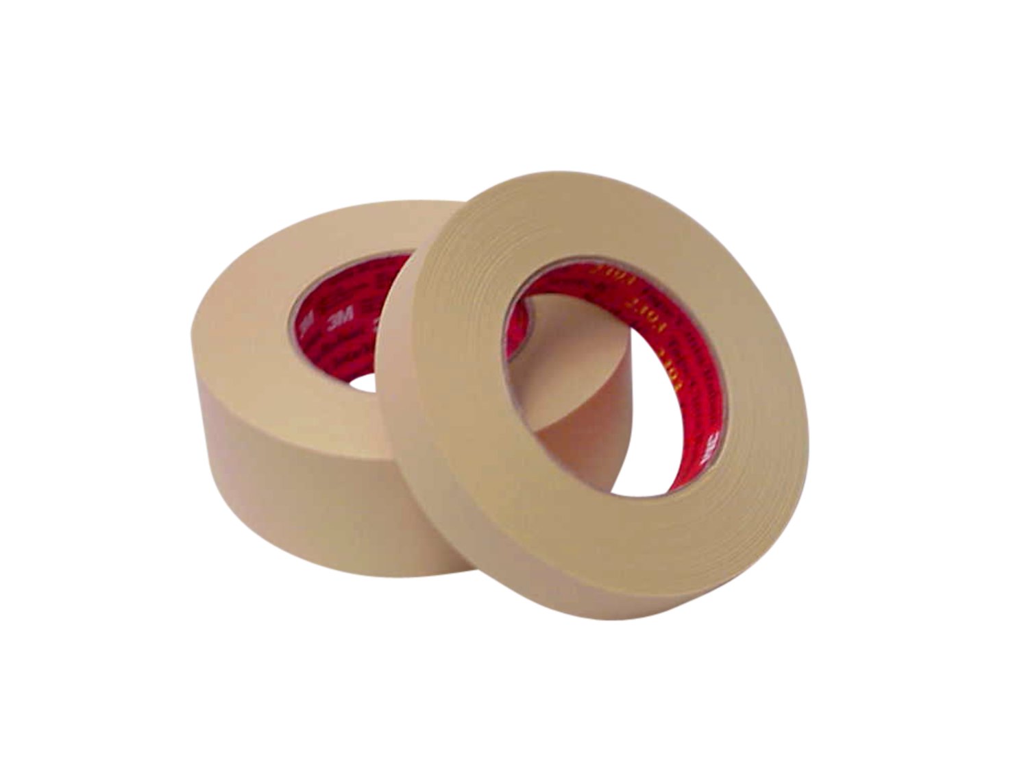 7000123560 - 3M Premium High Temperature Masking Tape 2393, Tan, 36 mm x 55 m, 7.6 mil, 24/Case