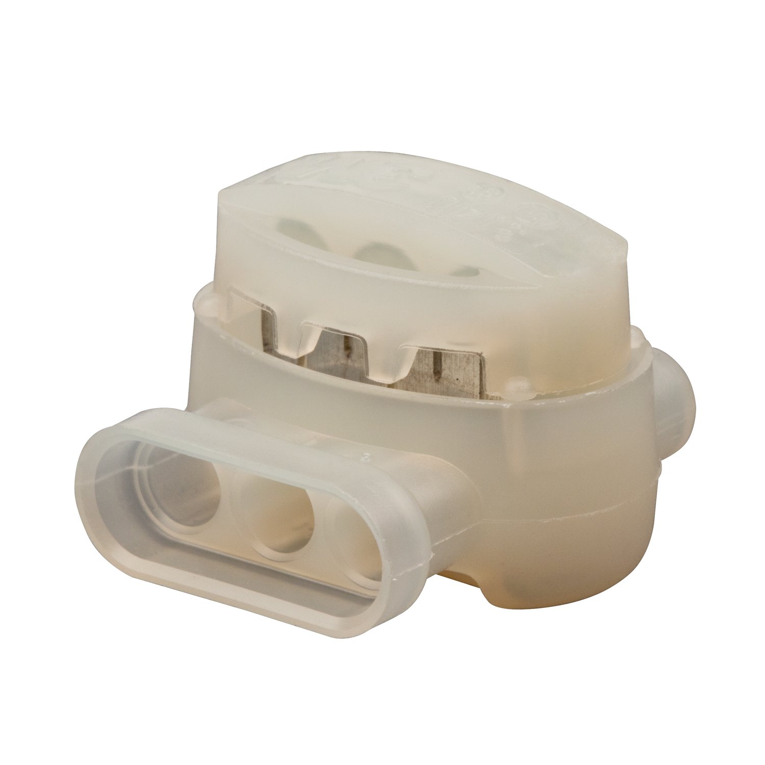 7100175087 - 3M Scotchlok Electrical IDC 314U-POUCH, Pigtail, Self-Stripping, White, 22-14 AWG, 50 per pouch, 500 /Case