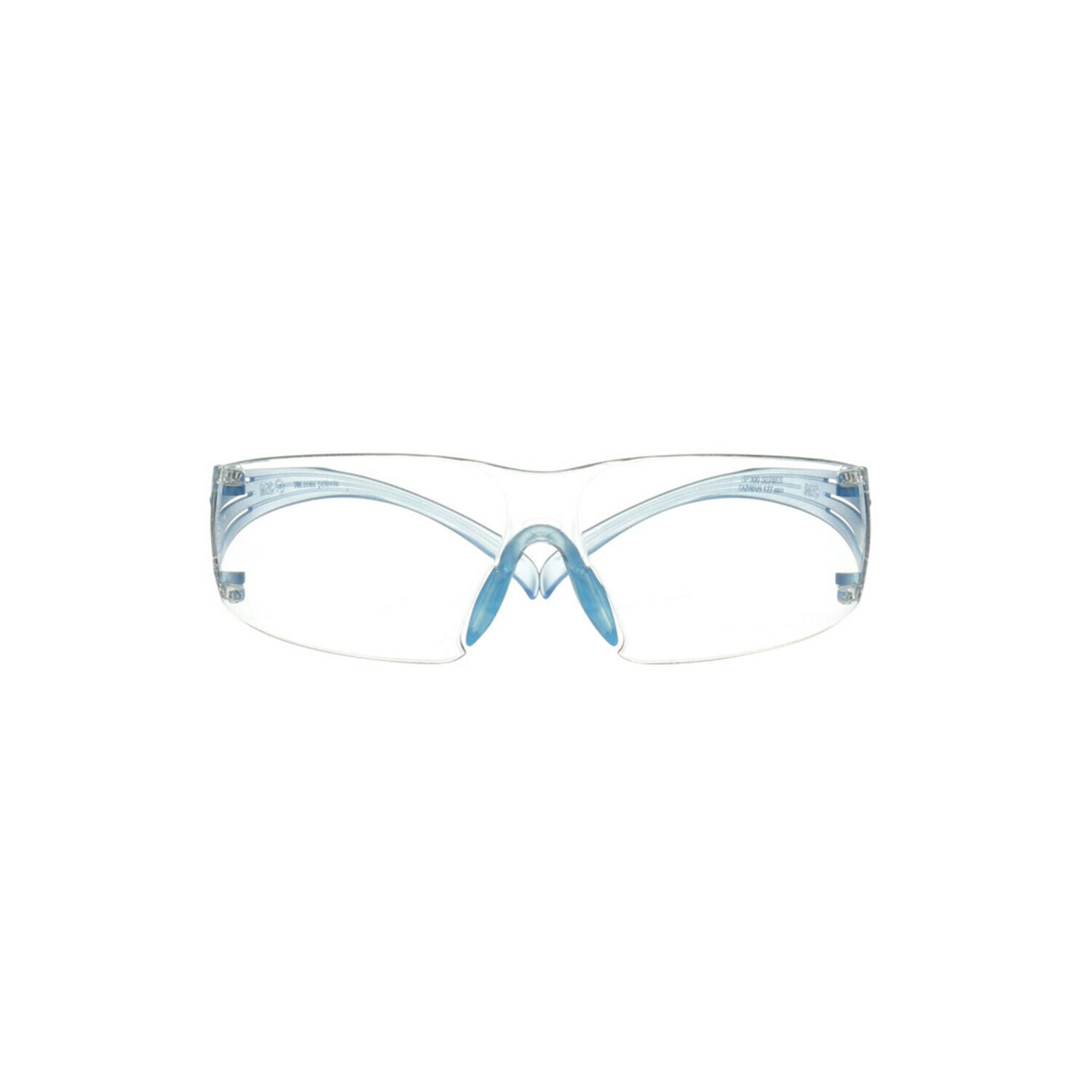 7100202277 - 3M SecureFit 300 Series, SF301SGAF-LBL, Ice Blue Temples, Scotchgard Anti-fog Coating, Clear AF-AS lens, 20 ea/Case