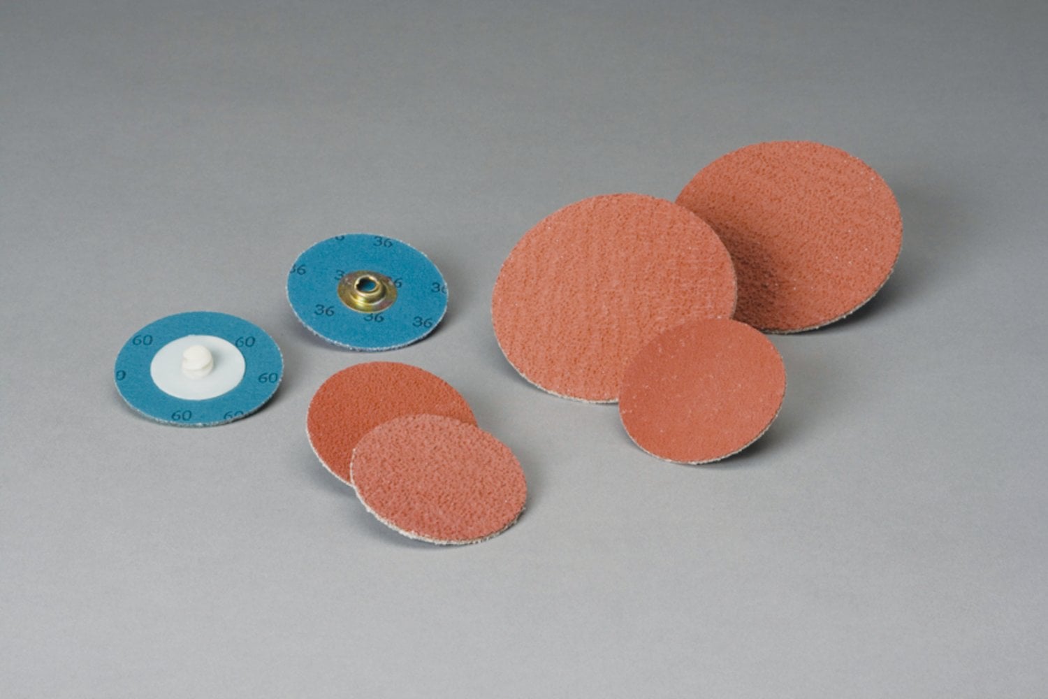 7010369565 - Standard Abrasives Quick Change Ceramic Pro 2 Ply Disc, 527615, 60, TSM, Red, 4 in, Die QS400BBM, 25/Carton, 100 ea/Case