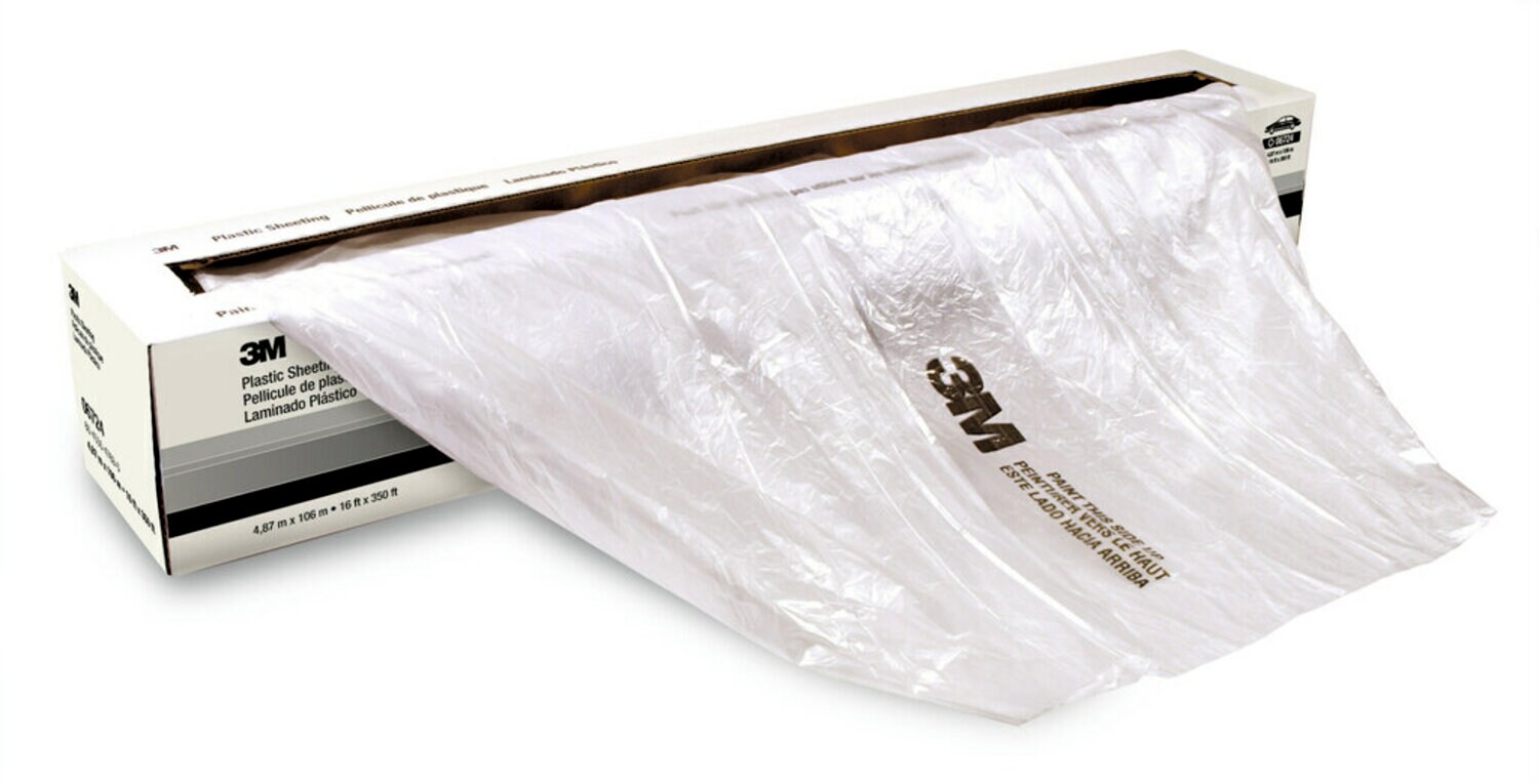 7000028280 - 3M Plastic Sheeting, 06723, 12 ft x 400 ft, 1 per case