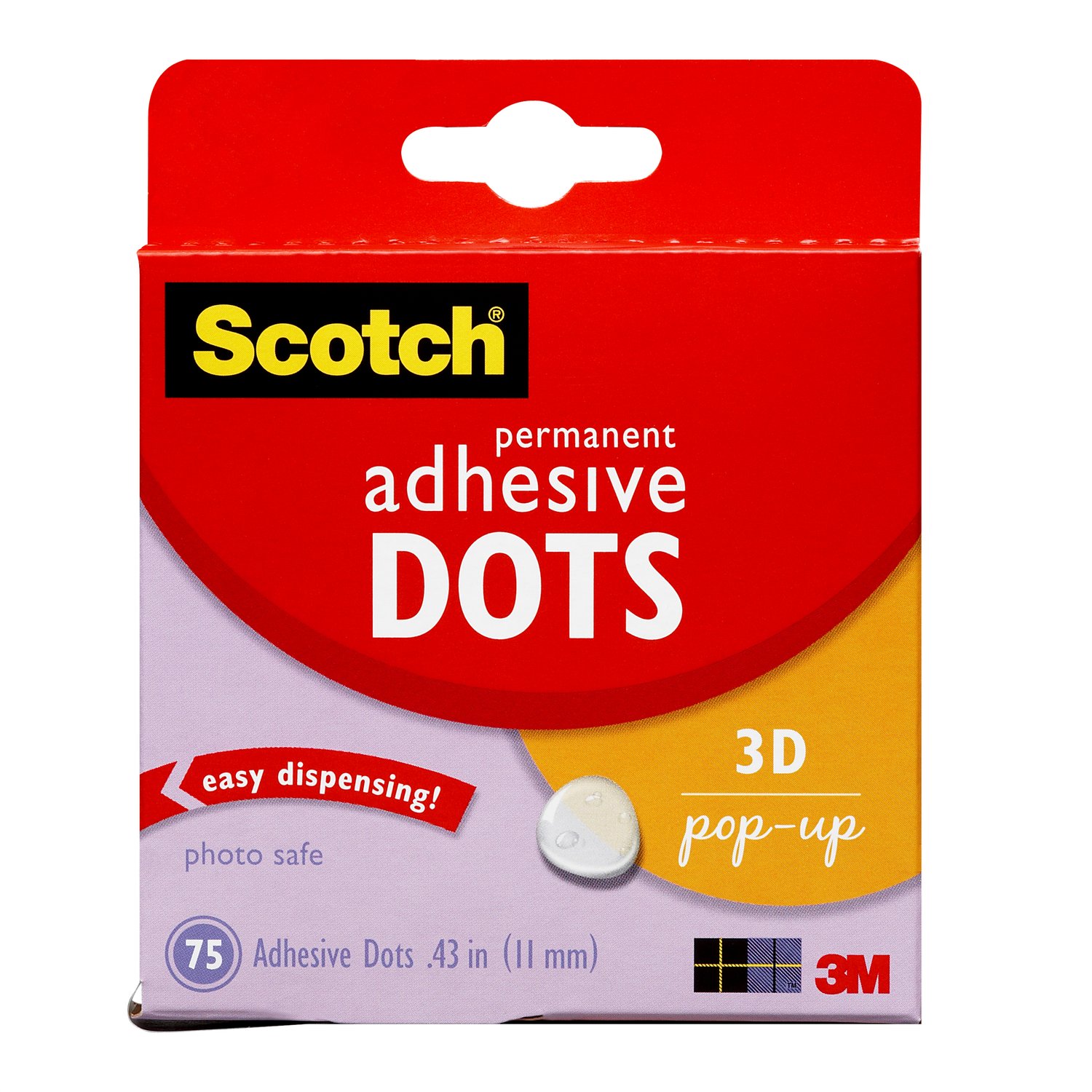 7010369615 - Scotch Adhesive Dots 010-75PU