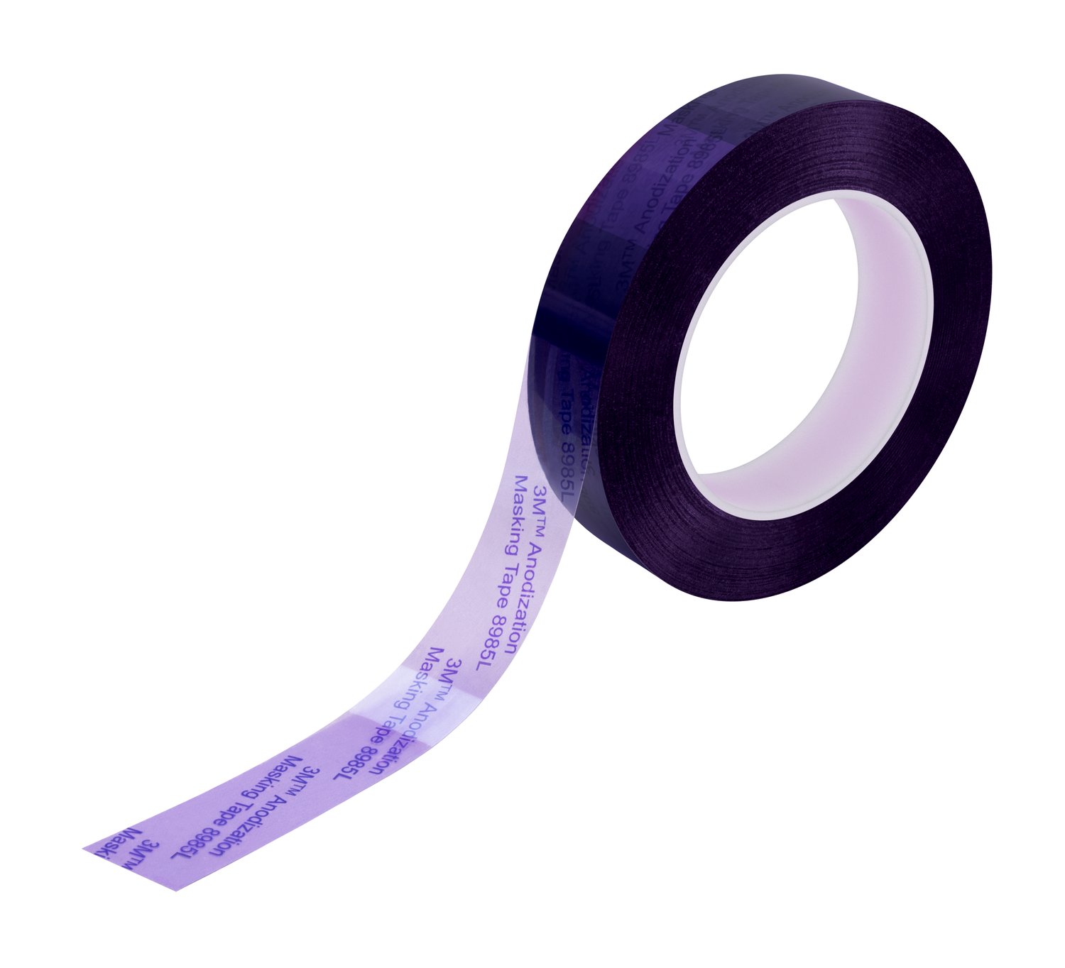 3M Anodization Masking Tape 8985L, Purple, 12 in x 72 yd, 4 Rolls per Case