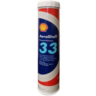 884235 - Aeroshell Grease 33 Universal Airframe Synthetic Aircraft Grease - 14.1 OZ Tube