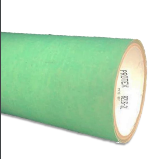  - Mask-Off Protex-8216-2L-12 Polyester Film Tinted Light Green. Capable of Withstanding Outdoor Exposure - Standard Size 16" X 100 YD - Jaco Can Cut To Any Size