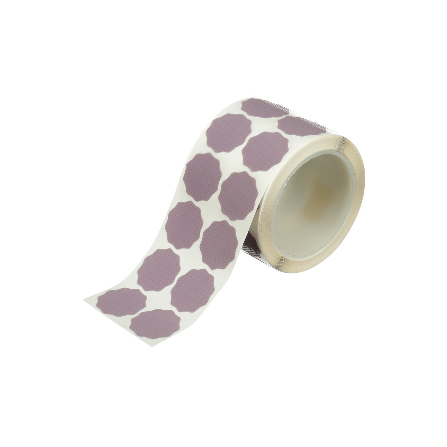 7010326622 - 3M Finesse-it PSA Film Disc Roll 464LA, A7 3MIL, 1-3/8 in x NH, Scallop, Die 143S, 500 Discs/Roll, 4 Rolls/Case