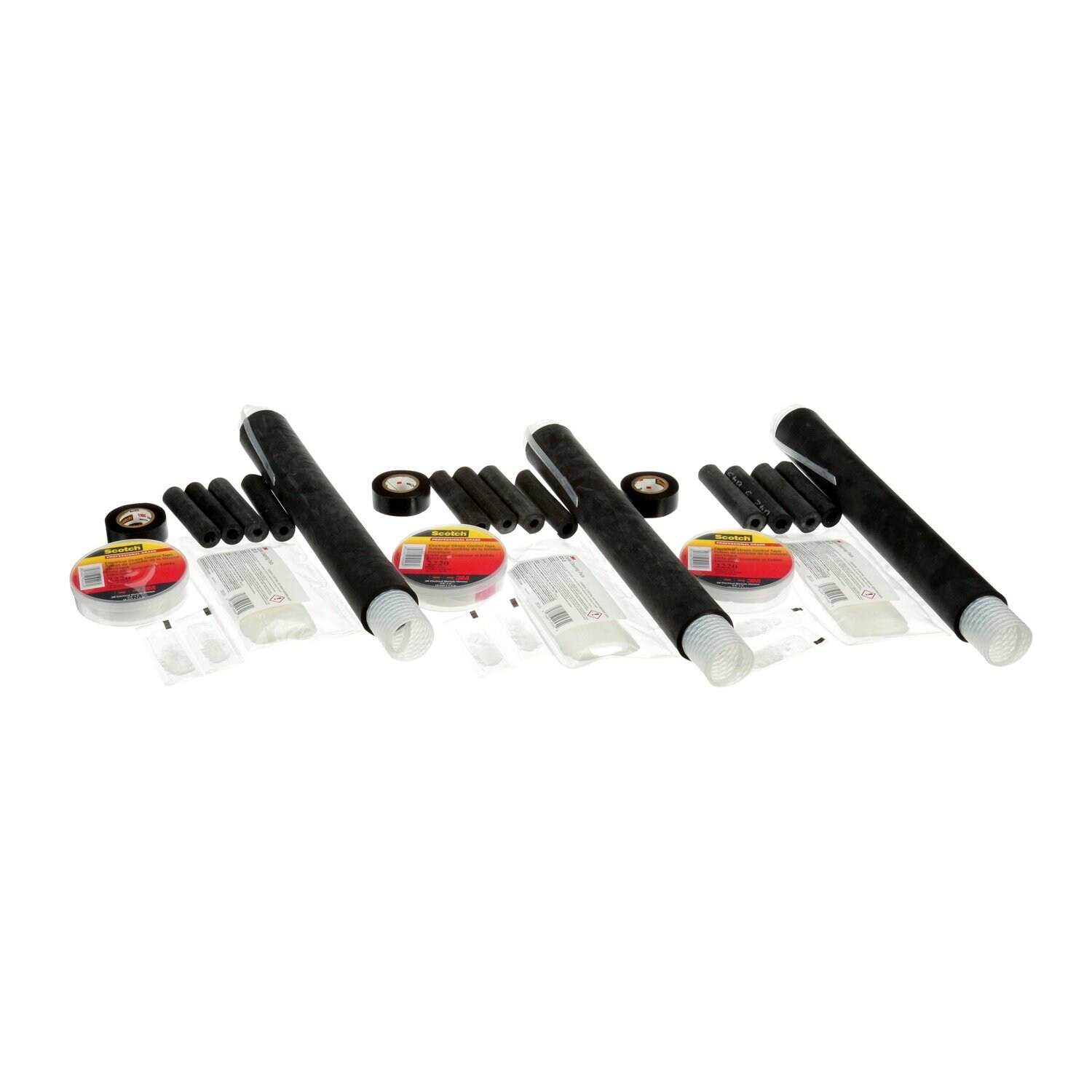 7100164408 - 3M Motor Lead Inline Splice 5334, 5-8 kV, 250-500 kcmil (feeder), 4/0 AWG-500 kcmil (motor lead), 1/case