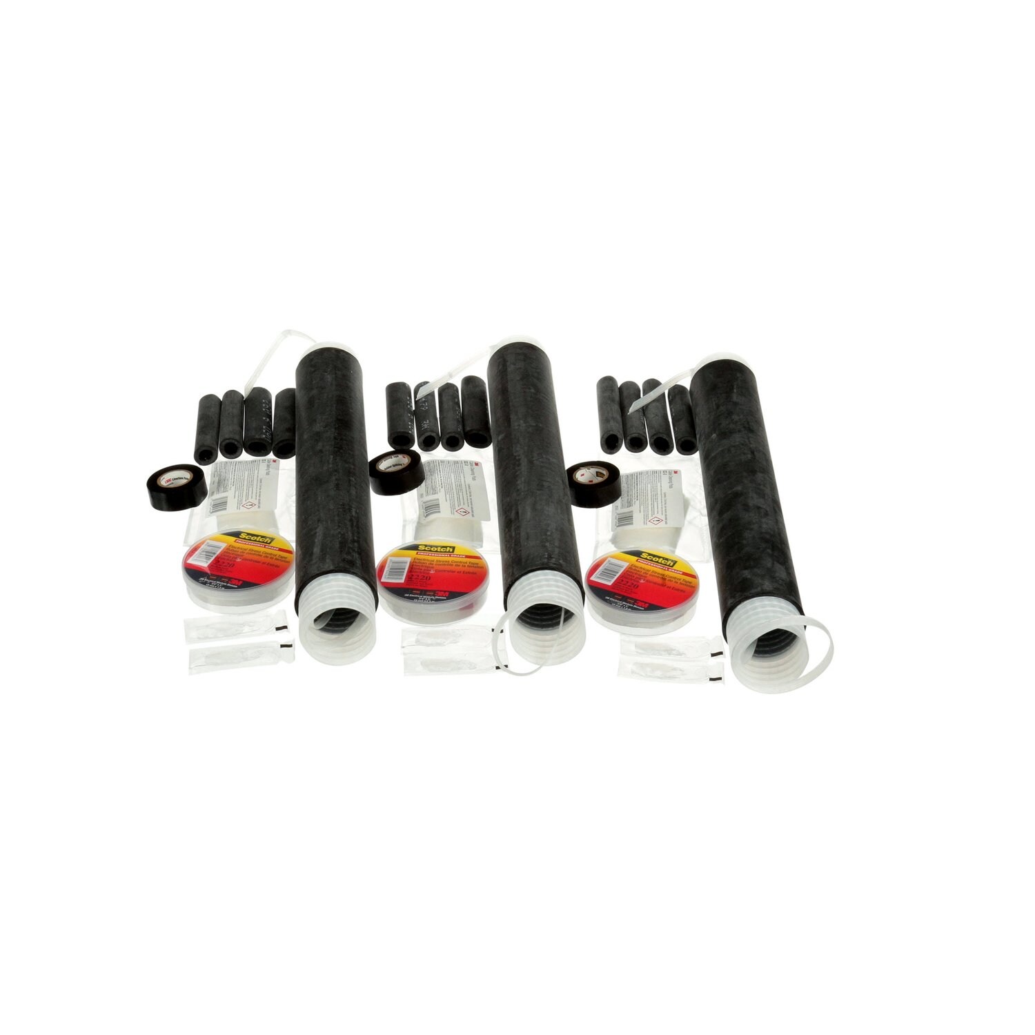 7000132542 - 3M Motor Lead Inline Splice 5332, 5-8 kV, 2-1/0 AWG (feeder), 4-1/0 AWG (motor lead), 1/case