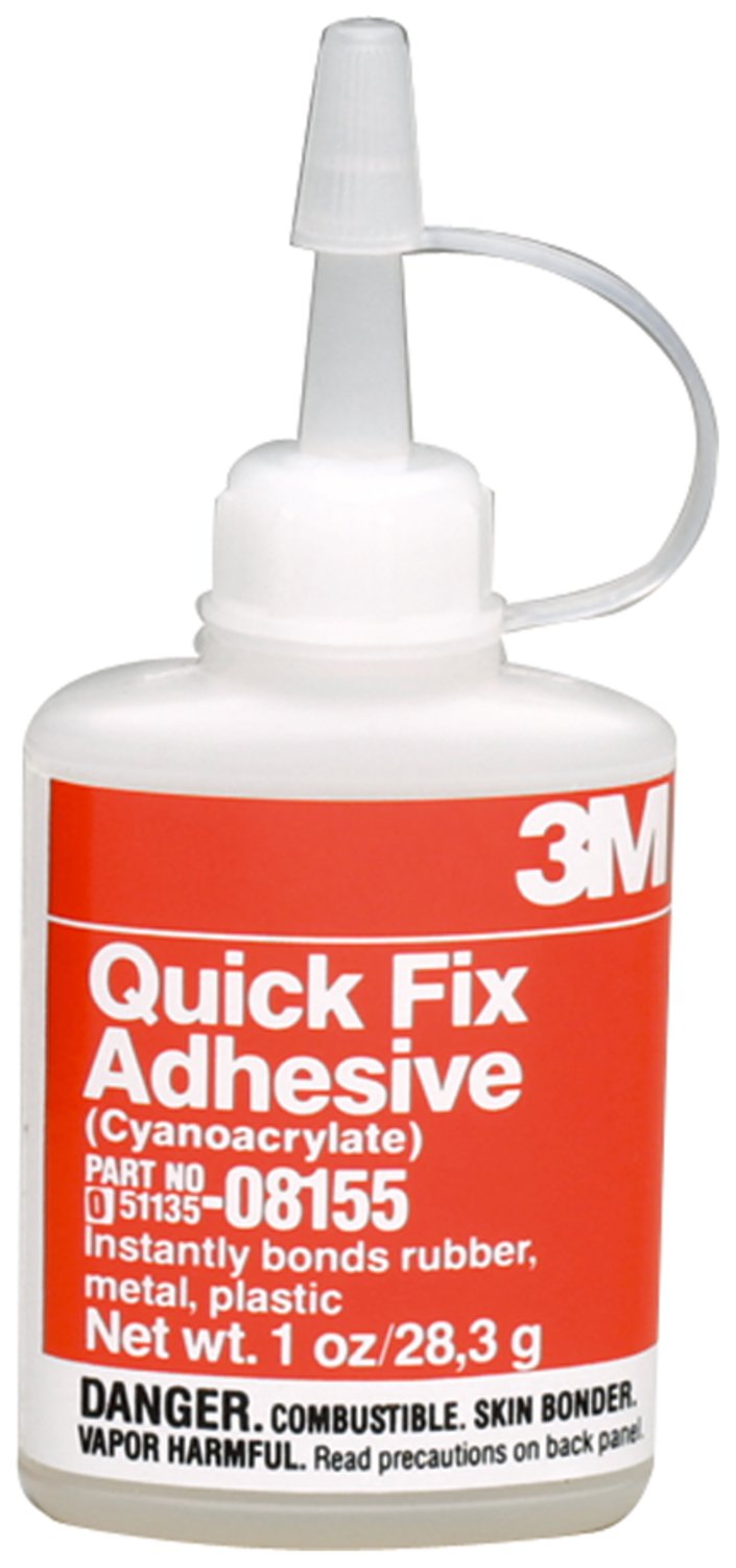 7000028588 - 3M Quick Fix Adhesive 08155, 1 oz Bottle, 12/Case