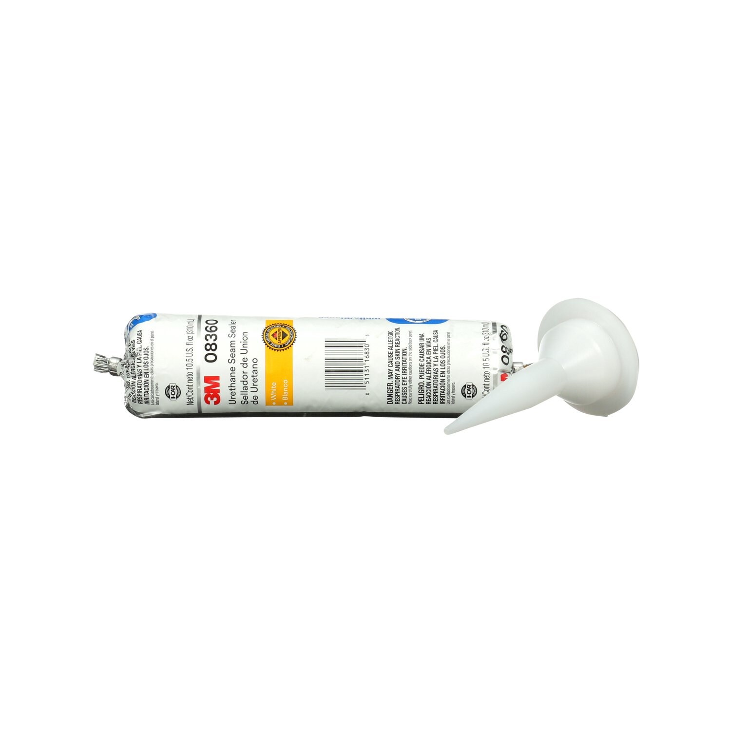 7000036353 - 3M Urethane Seam Sealer 08360, White, 310 mL Foil Pack, 6/Case