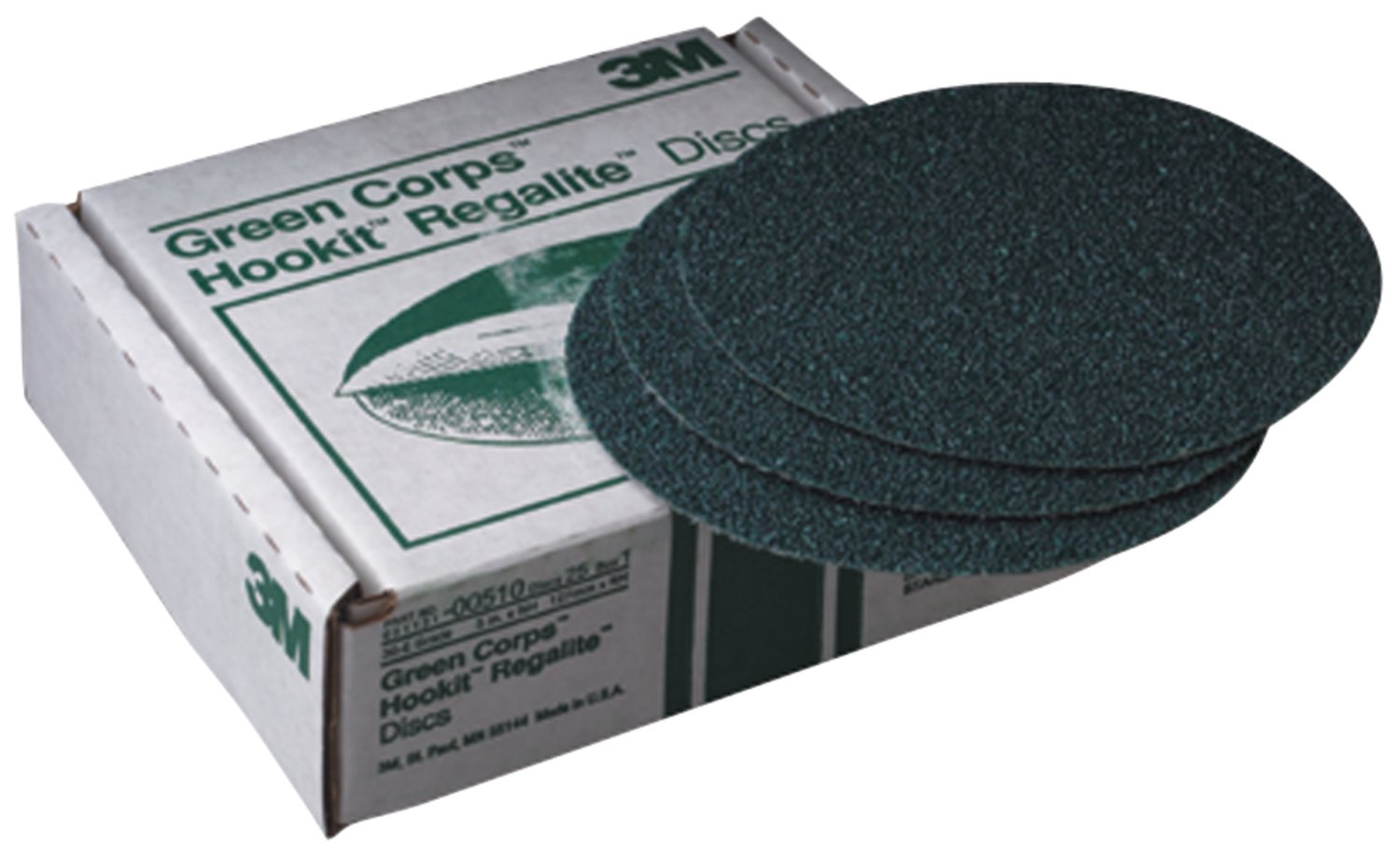 7000120337 - 3M Green Corps Hookit Disc, 00516, 6 in, 36, 25 discs per carton, 5 cartons per case