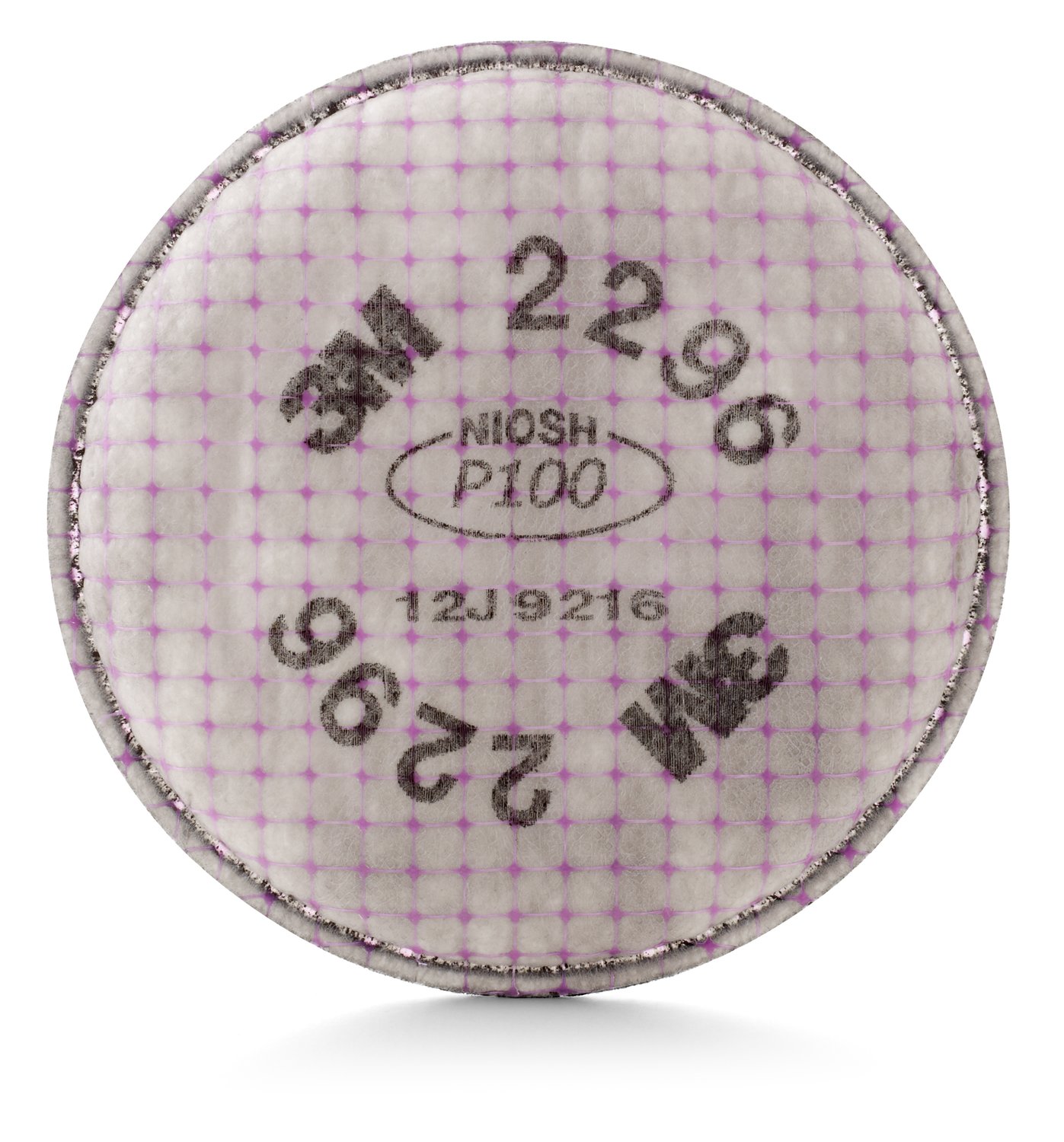 7000127450 - 3M Advanced Particulate Filter 2296, P100, with Nuisance Level Acid Gas
Relief 100 EA/Case