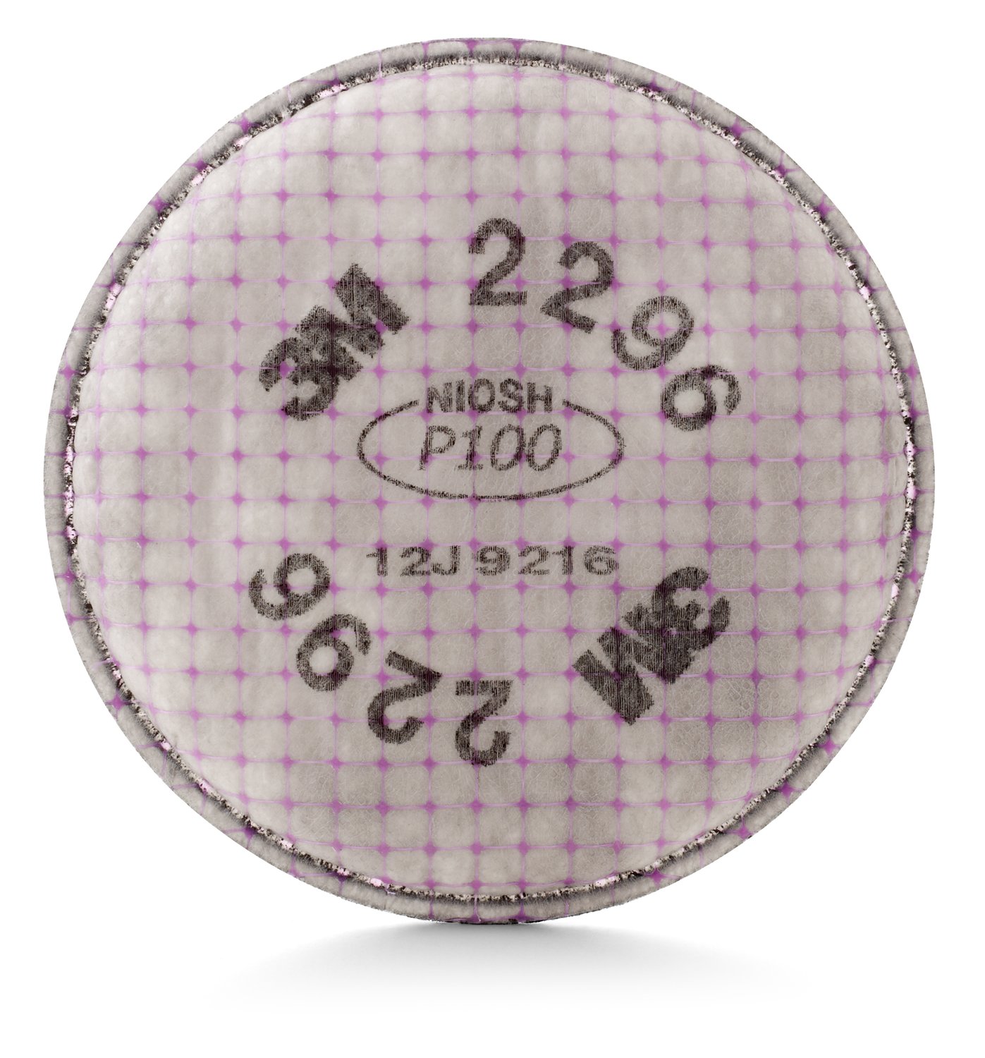 7000127450 - 3M Advanced Particulate Filter 2296, P100, with Nuisance Level Acid Gas Relief 100 EA/Case