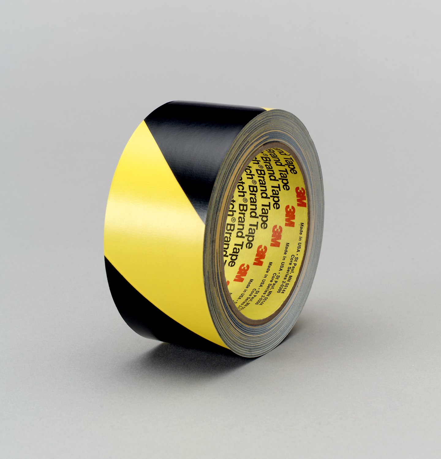7010334365 - 3M Safety Stripe Tape 5702, Black/Yellow, 48 in x 20 yd, 5.4 mil, 4 Roll/Case, Untrimmed
