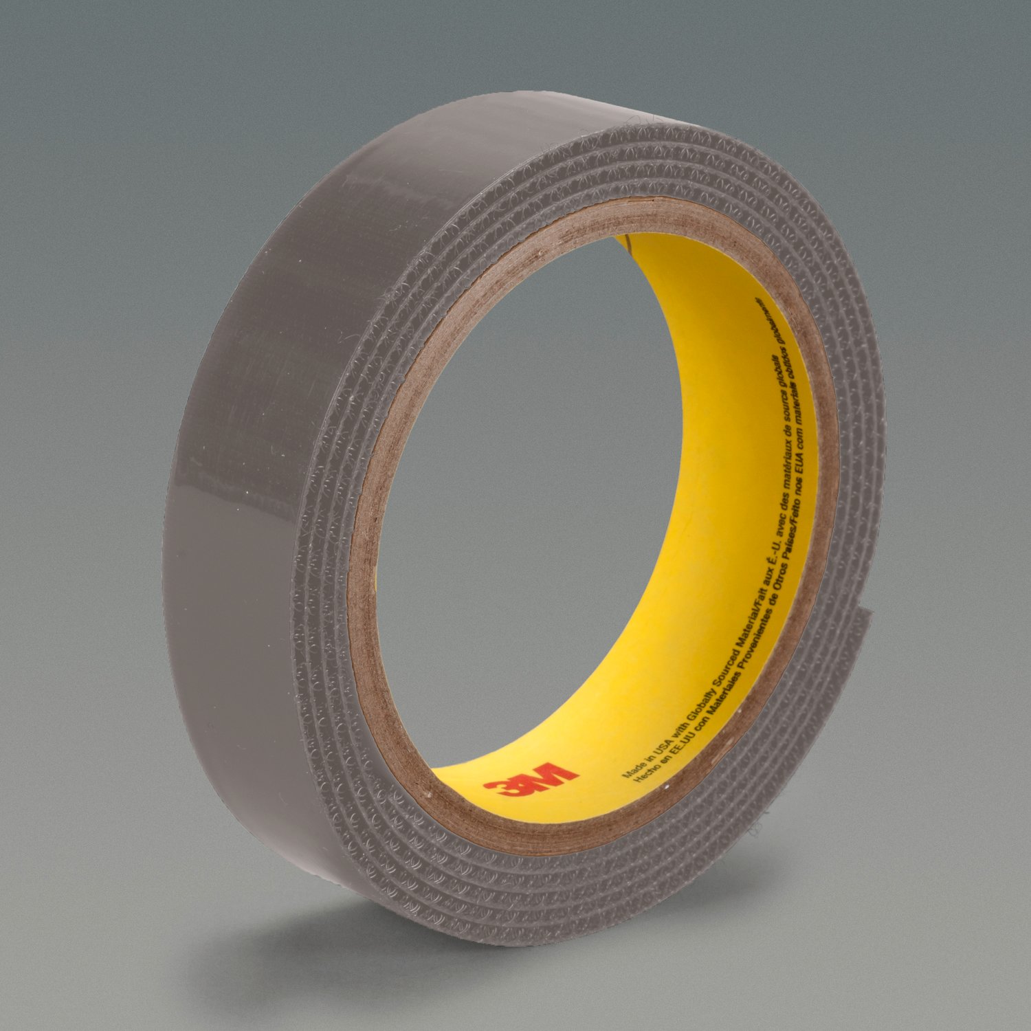 7010314691 - 3M Flame Resistant Loop Fastener SJ3418FR, Slate Gray, 2 in x 50 yd, 6 Roll/Case
