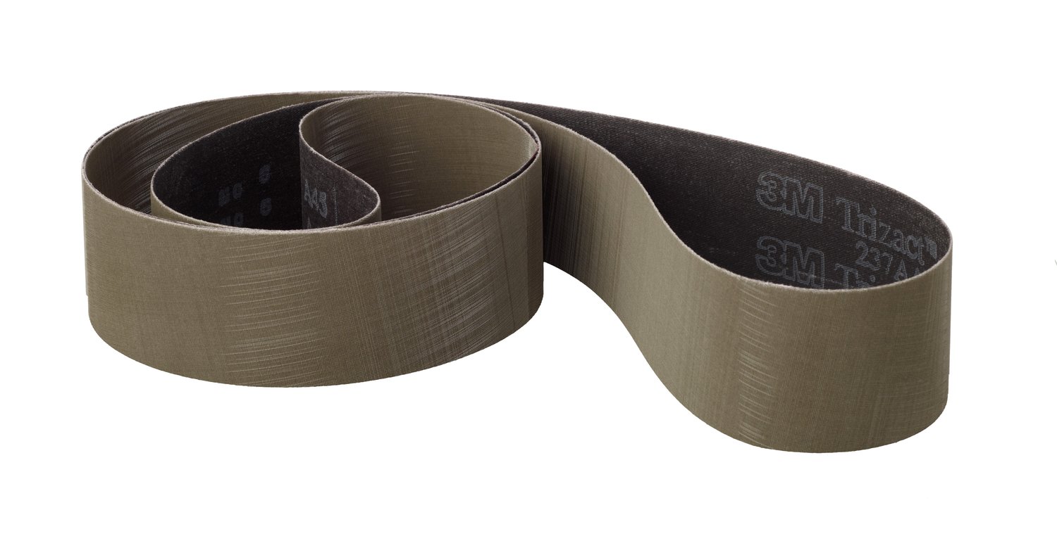 7100199325 - 3M Trizact Cloth Belt 237AA, A30 X-weight, 2 in x 59 in, Film-lok, Full-flex