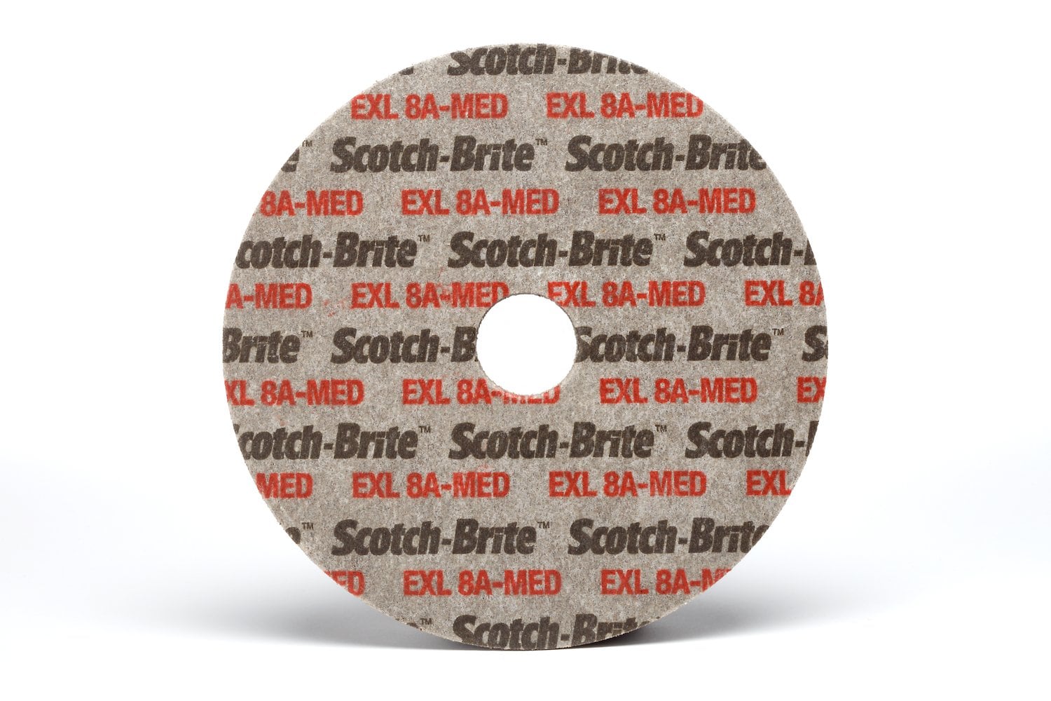 7000046079 - Scotch-Brite EXL Unitized Wheel, XL-UW, 8A Medium, 3 in x 1/8 in x 3/8
in, 40 ea/Case
