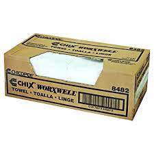  - Chicopee 8482 DuraWipe White Heavy-Duty Wiper / Shop Towel