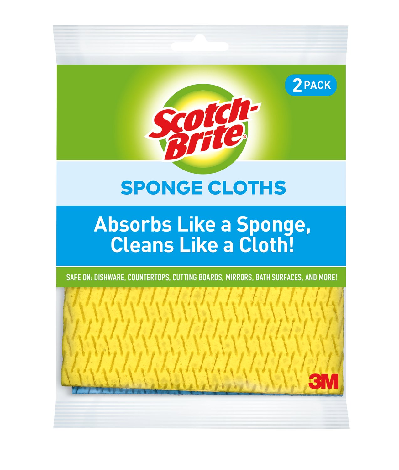 7100202874 - Scotch-Brite Sponge Cloth 9055, 6.8 in x 7.8 in x 0 in (17 cm x 19 cm),
12/2