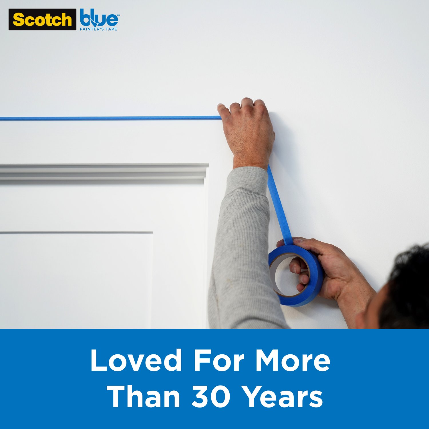 7100188444 - ScotchBlue Original Painter's Tape 2090-36EP4, 1.41 in x 60 yd (36mm x 54,8m), 4 rolls/pack