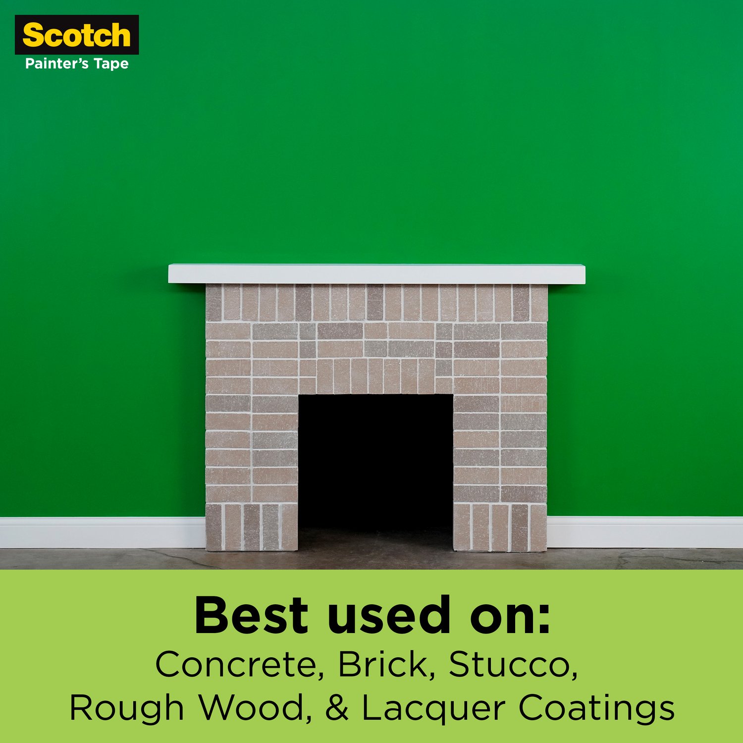 7000126658 - Scotch Rough Surface Painter's Tape 2060-48TR-BK, 1.88 in x 60.1 yd (48mm x 55m), BULK