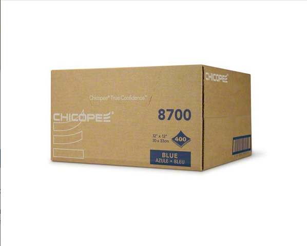  - Chicopee 8700 Veraclean Blue Medium-Duty Smooth Wiper