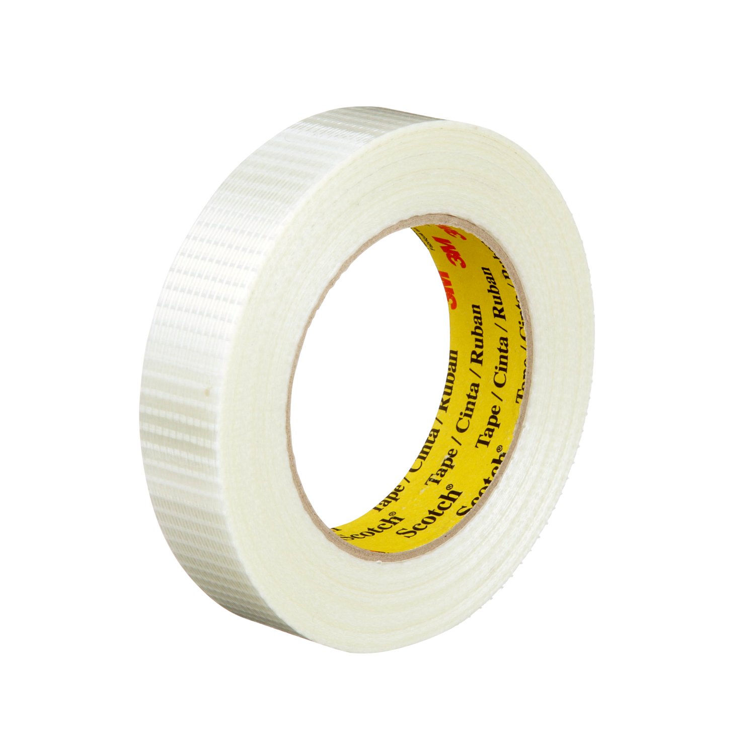 7000096085 - Scotch Bi-Directional Filament Tape 8959, Clear, 25 mm x 50 m, 5.7 mil, 36 rolls per case
