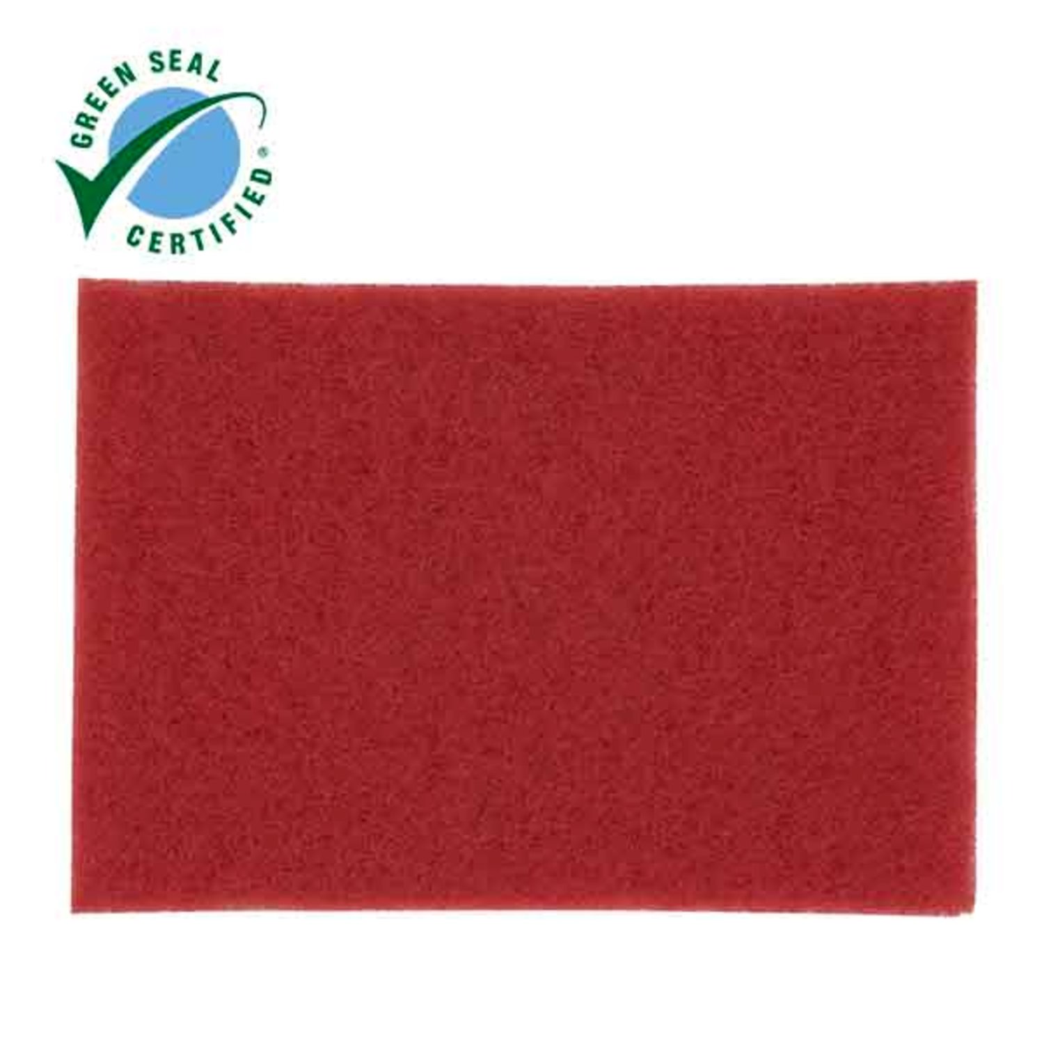 7000126868 - Scotch-Brite Red Buffer Pad 5100, Red, 508 mm x 356 mm, 20 in x 14 in, 10 ea/Case