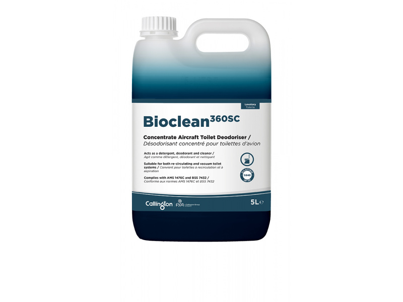 2319/51 - CALLINGTON BIOCLEAN 360SC - AIRCRAFT TOILET CLEANER DEODORIZER - 20LT EA
