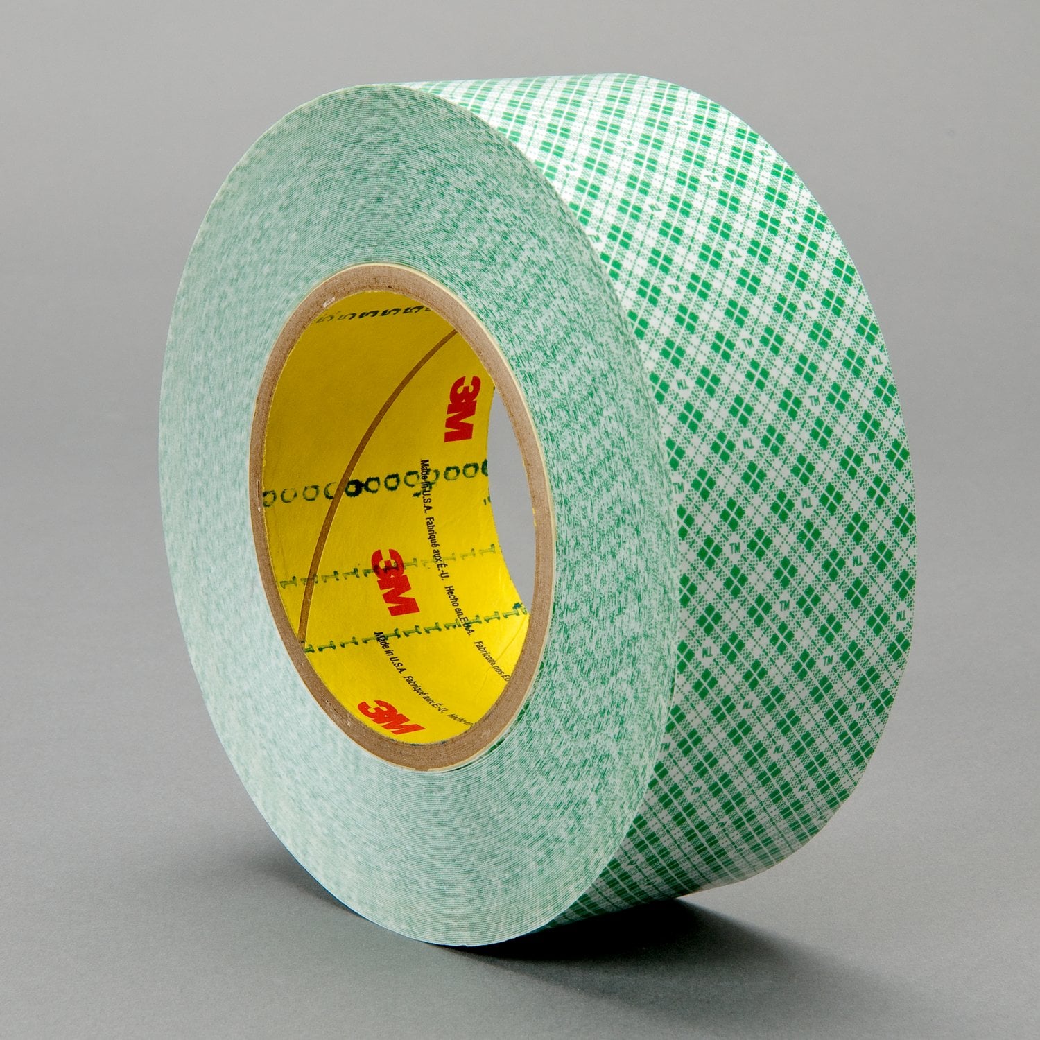 7000048618 - 3M Double Coated Film Tape 9589, White, 1/2 in x 36 yd, 9 mil, 72 Roll/Case