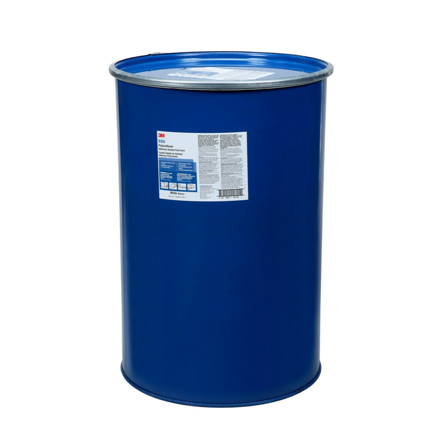7100200227 - "3M Polyurethane Adhesive Sealant 550FC, Fast Cure, White, 55 Gallon
Open
Head (50 Gallon Net), Drum"
