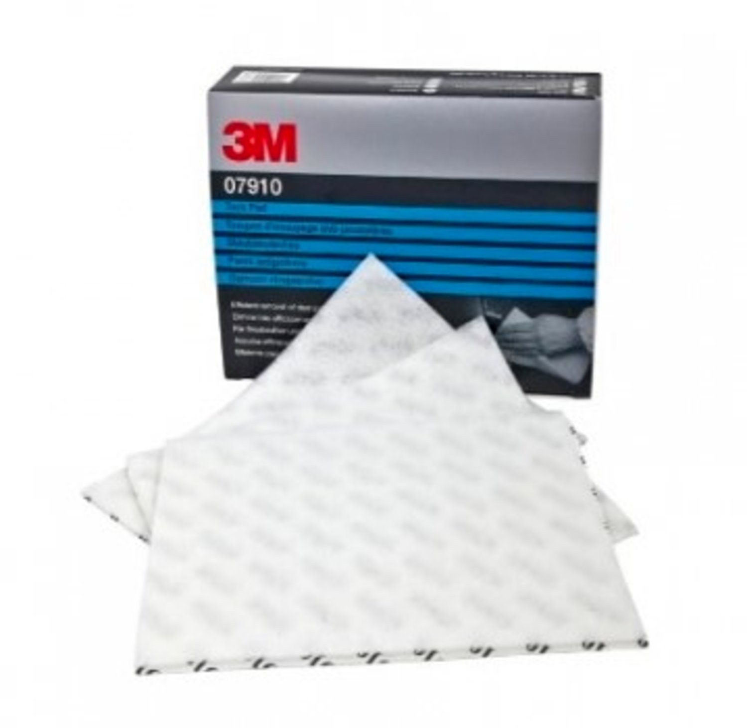 7100193601 - 3M Tack Pad 07910, 175 mm x 235 mm, 10/Carton, 60 ea/Case