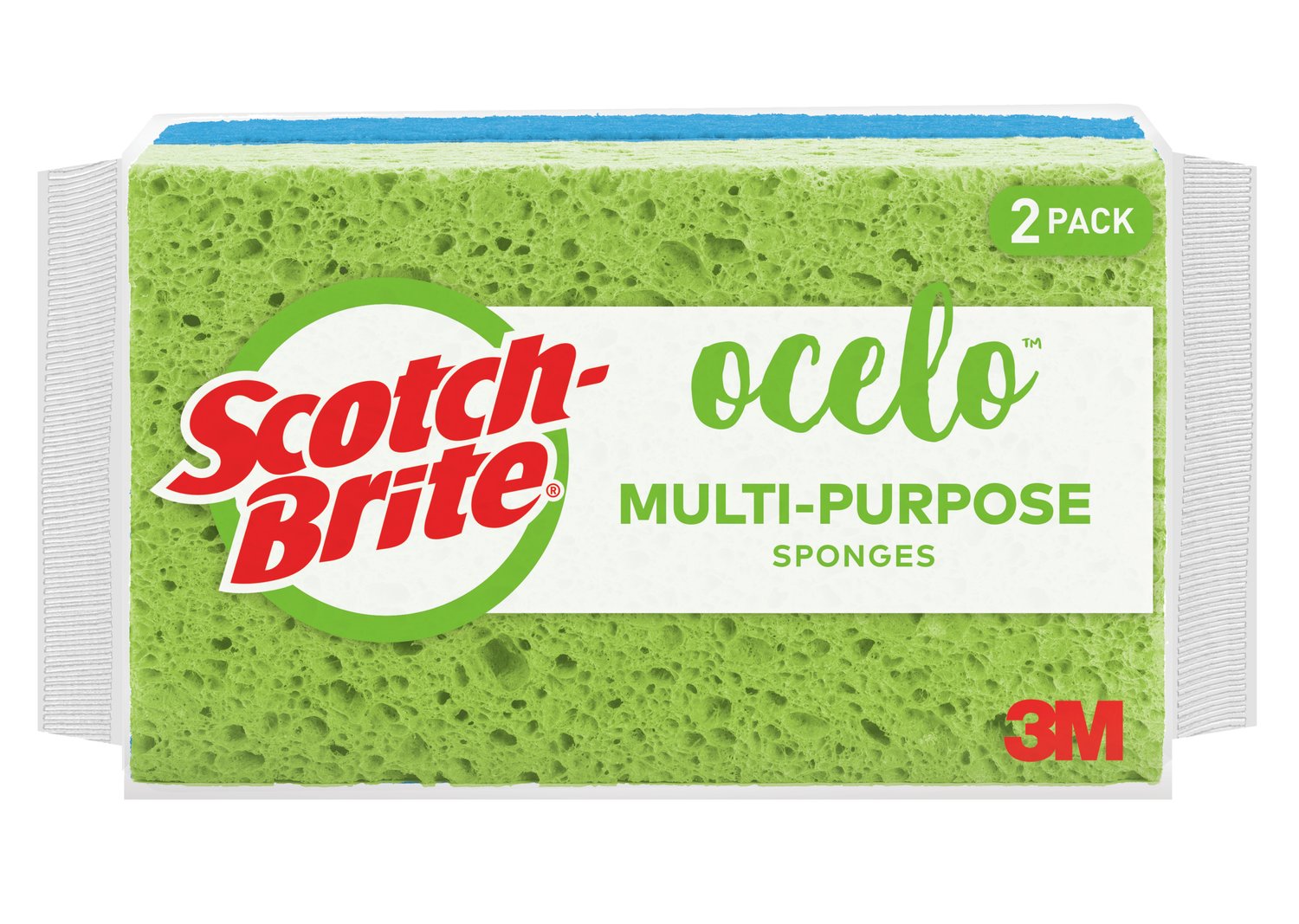 7100208942 - Scotch-Brite ocelo Utility Sponge 7243-T, 2 pack, 12/2