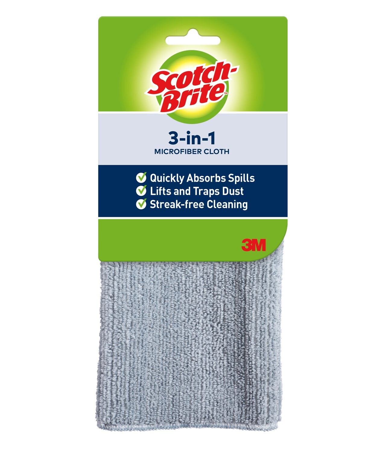 7100195857 - Scotch-Brite Microfiber 3-in-1 Cloth 9070, 12/1