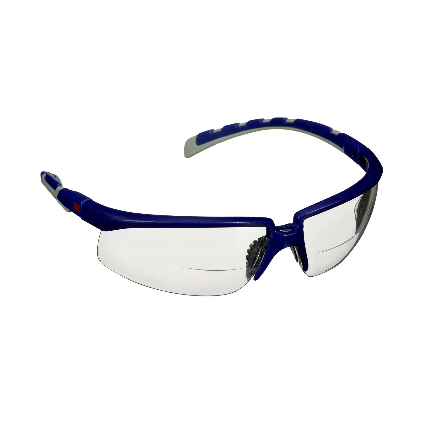 7100222135 - 3M Solus 2000 Series, S2025AF-BLU, Blue/Gray Temples, Clear Reader +2.5 Anti-Fog/Anti-Scratch lens, 20 ea/Case