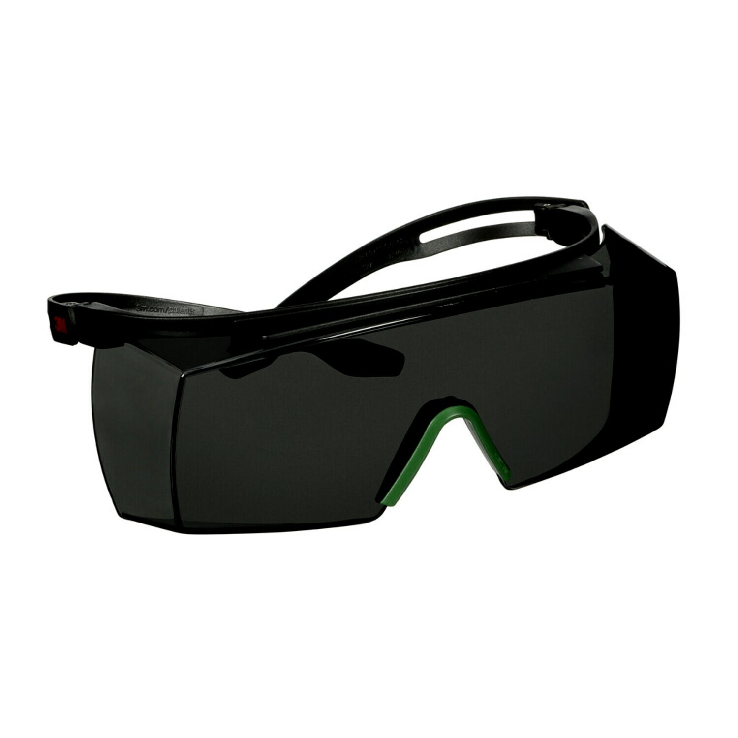 7100220175 - 3M SecureFit 3700 Series SF3730AS-BLK, Black Temples, IR 3.0 Gray OTG Anti-Scratch Lens, 10 ea/Case